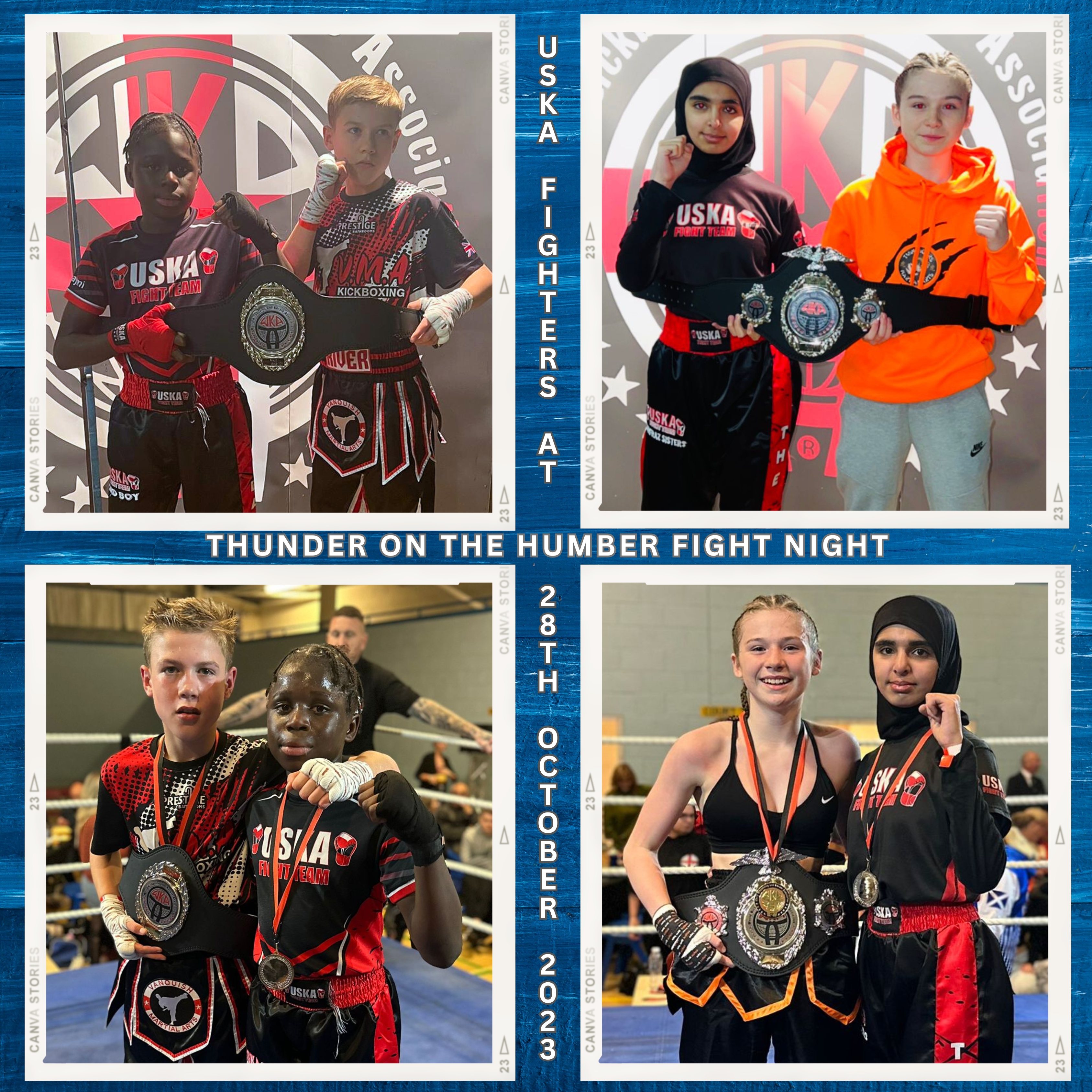 28-10-23 - Win or Learn, we are super proud of our Thunder On The Humber Fight Night Fighters