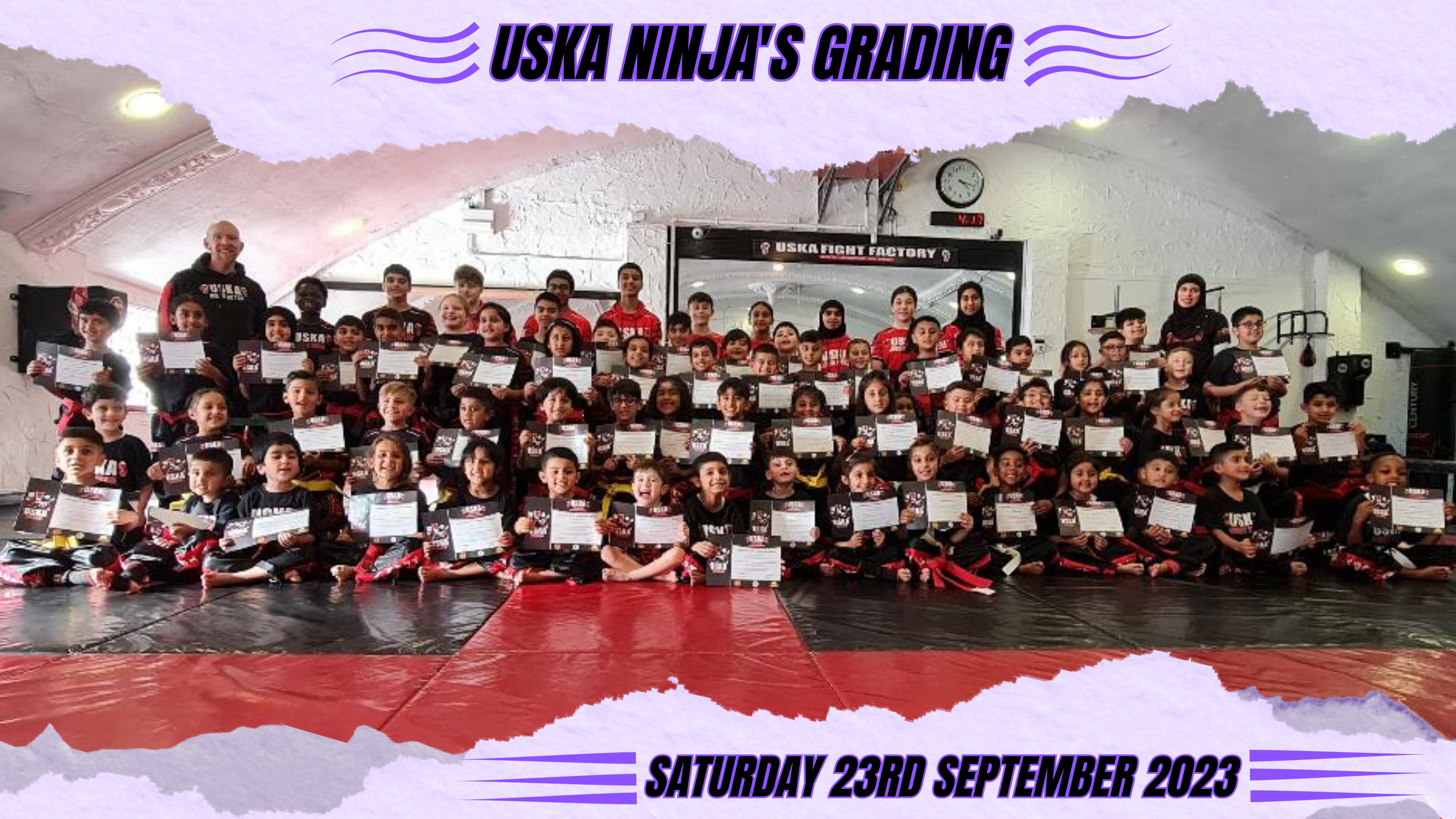 23-09-23 - Monster USKA Ninja's Grading at the USKA Fight Factory