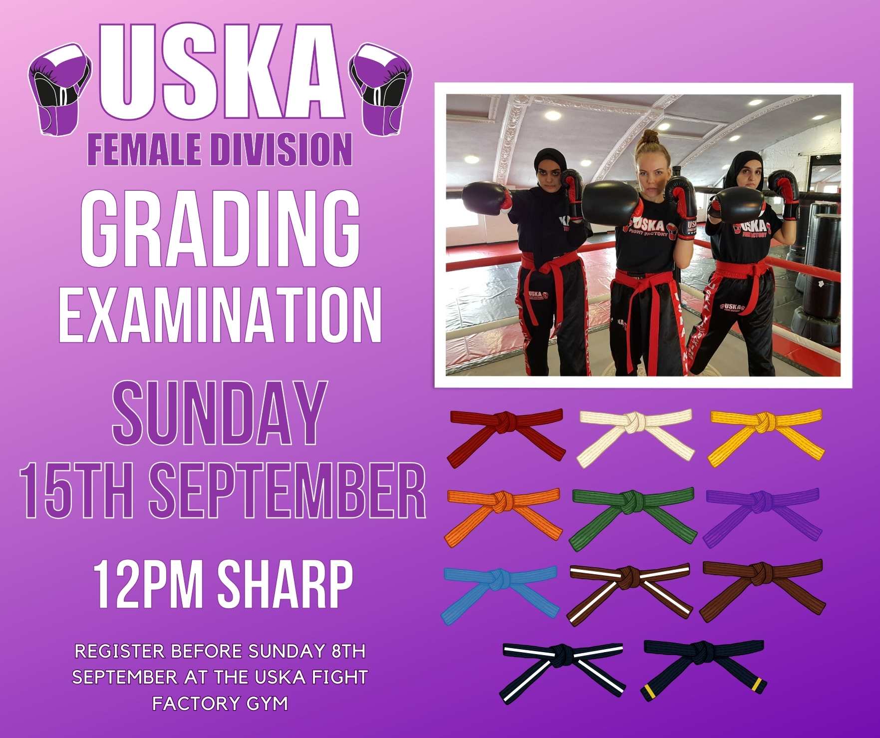 USKA Female Division September Grading