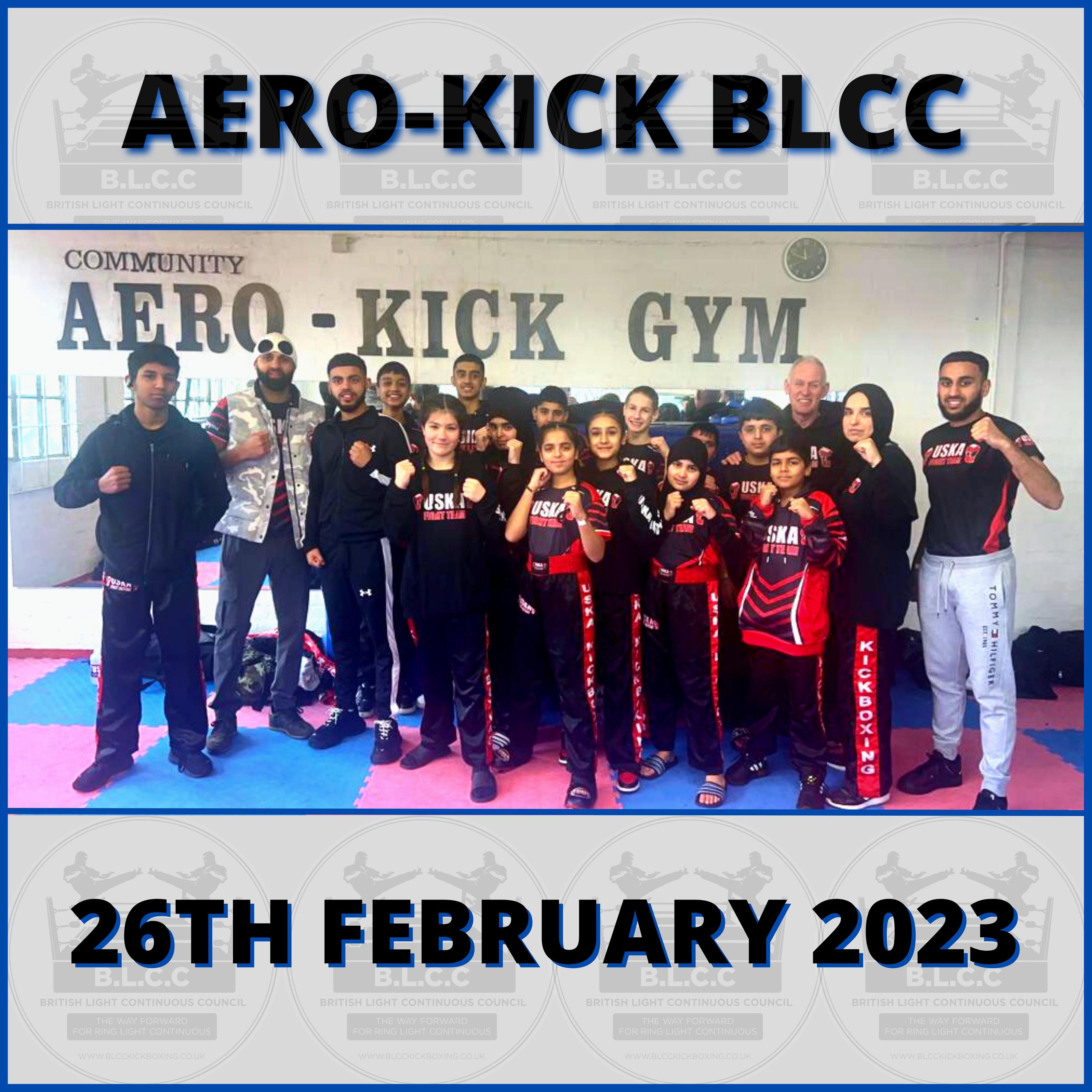 26-02-23 - 16 Fighters in action at the Aero-Kick February BLCC Event
