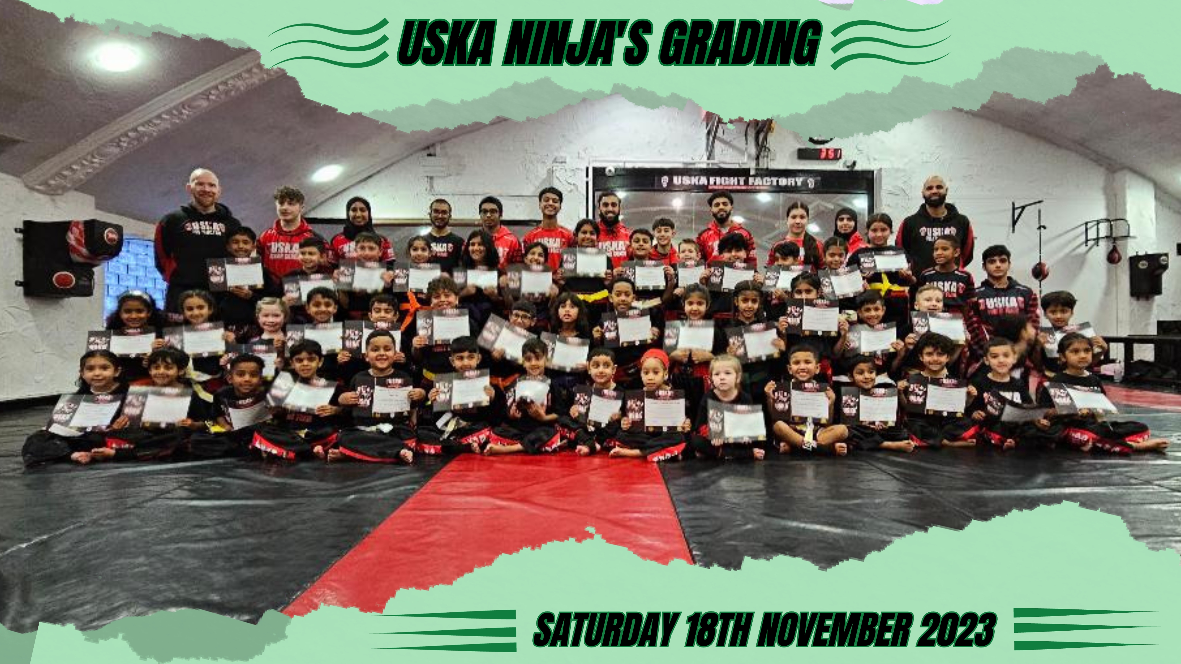 18-11-23 - Last Ninja's Grading of the year and all of our Ninja's were amazing!