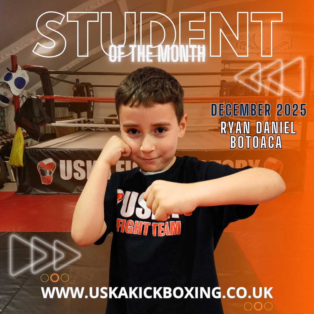 21-12-25 - USKA Ninja Student of the Month December 2025 - Ryan Daniel Botoaca