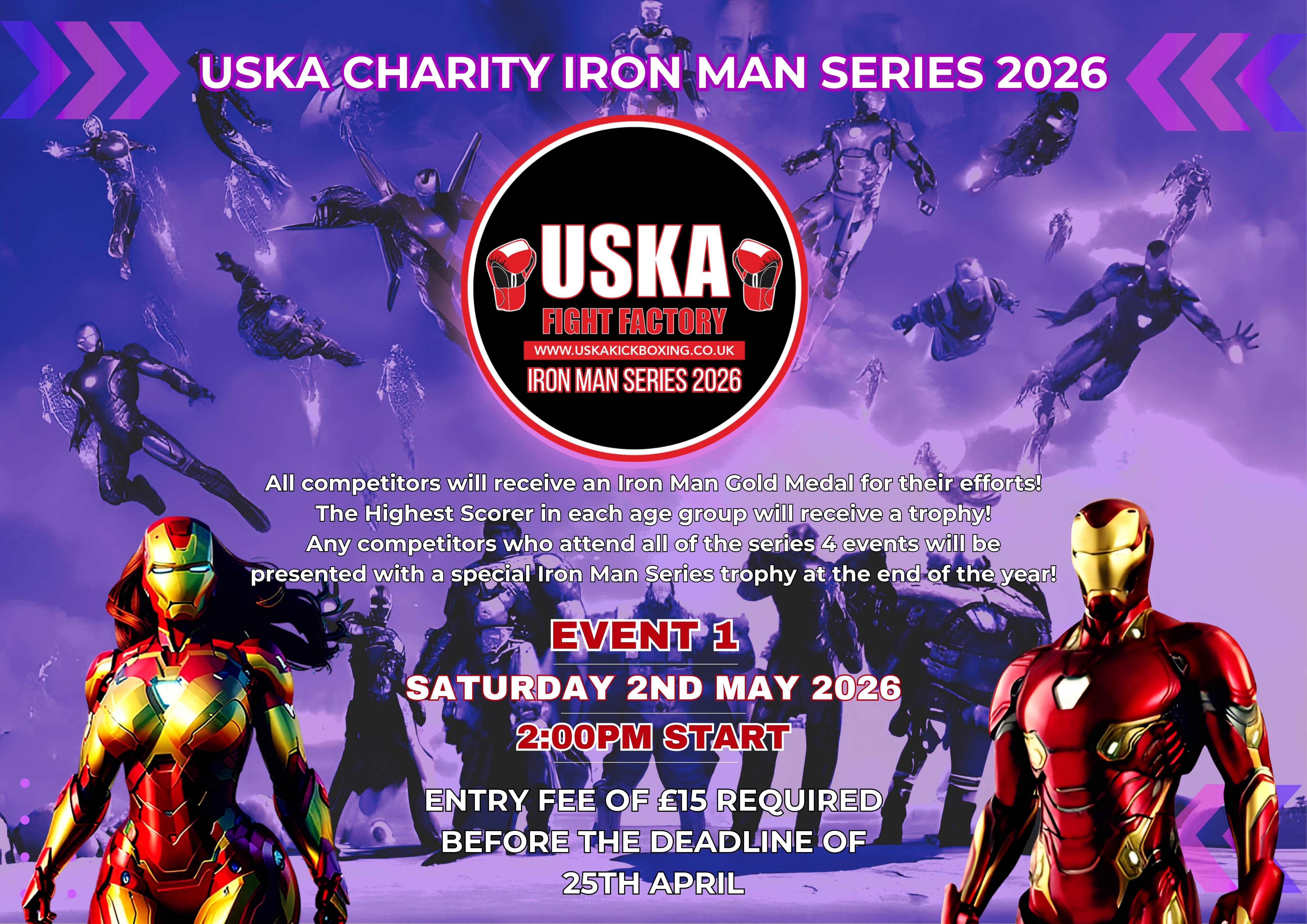 USKA Charity Iron Man Competition Series - Event 1!