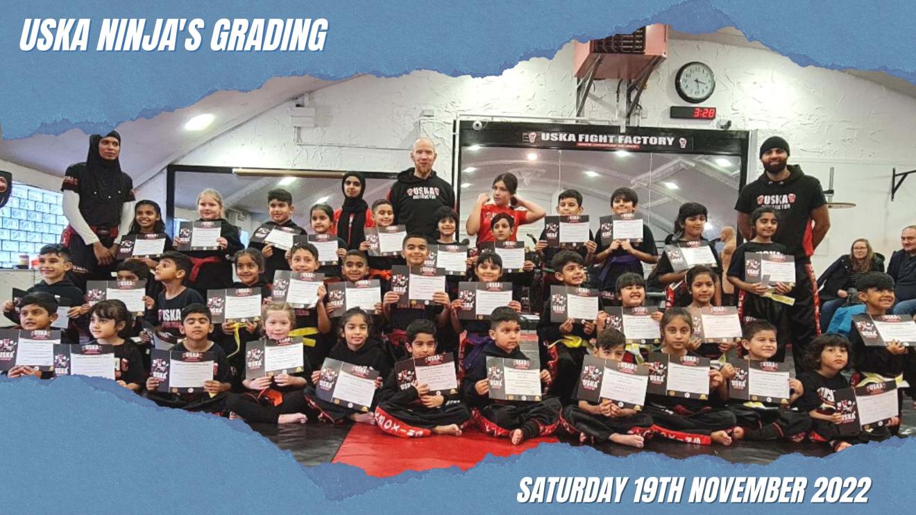 19-11-22 - USKA Ninja's November Grading Success