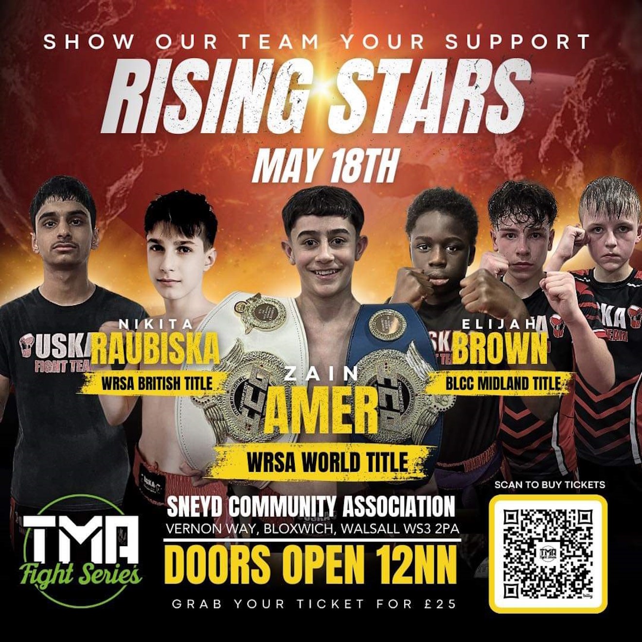 15-05-24 - USKA 6 ready for battle this Saturday on TMA Rising Stars event in Walsall!