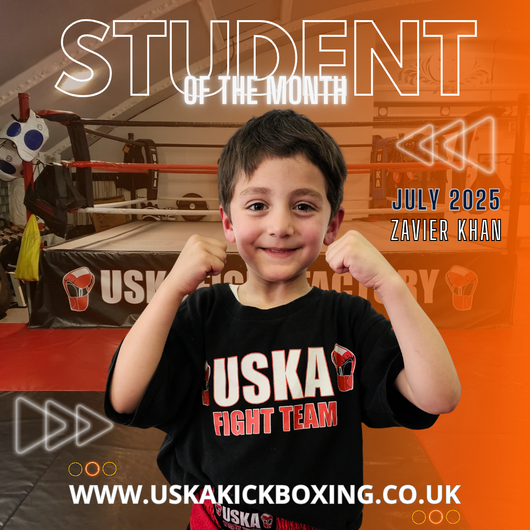 30-07-25 - USKA Ninja Student of the Month July 2025 - Zavier Khan