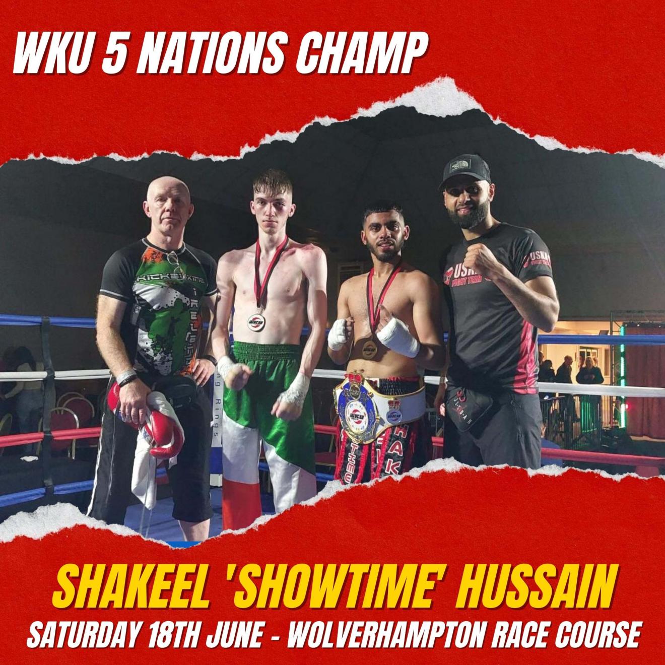 18-06-22 - WKN 5 Nations Title Success for Showtime Shak in Wolverhampton.