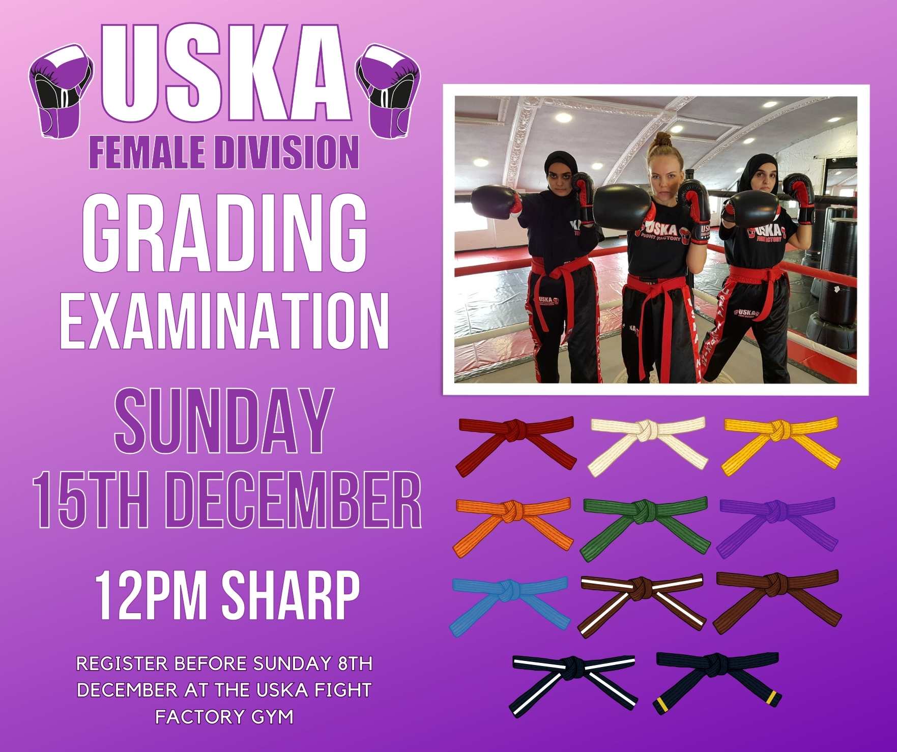 USKA Female Division December Grading