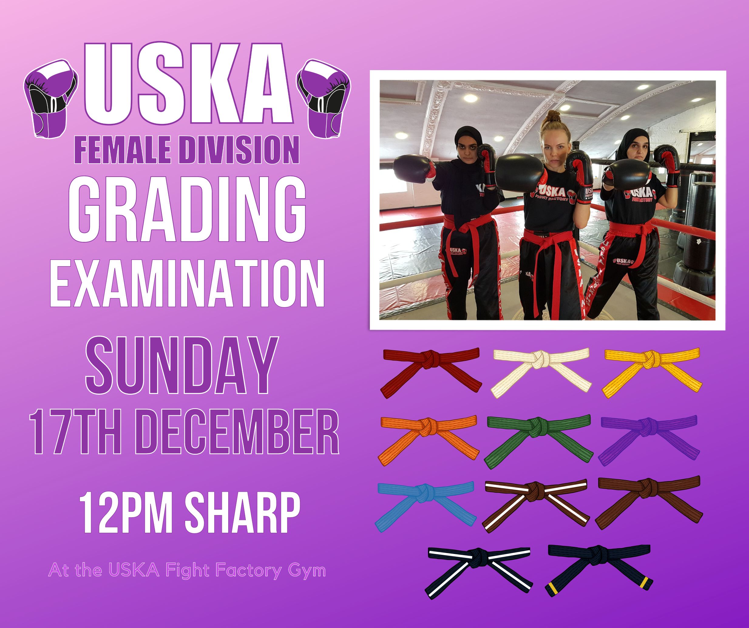 USKA Female Division December Grading