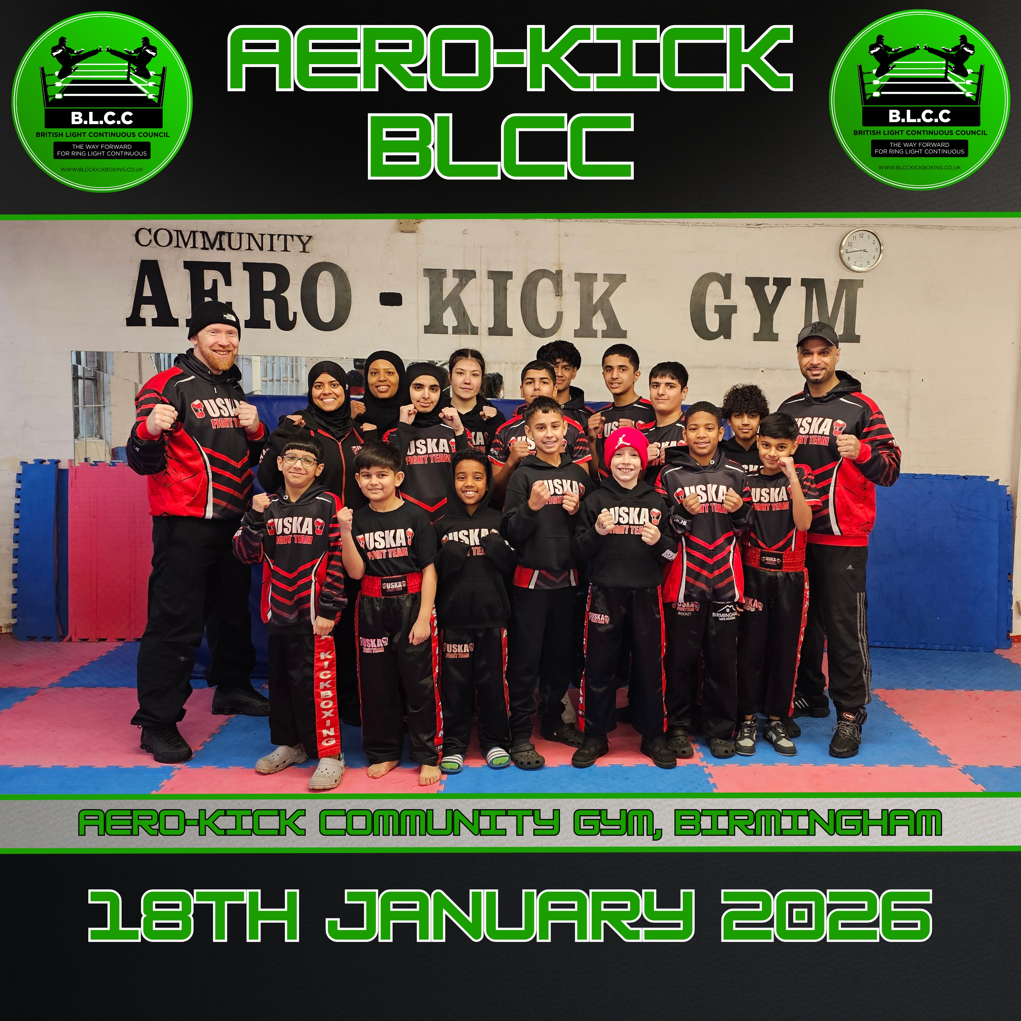18-01-26 - USKA Competitive season starts with a great BLCC event at Aero-Kick in Birmingham!
