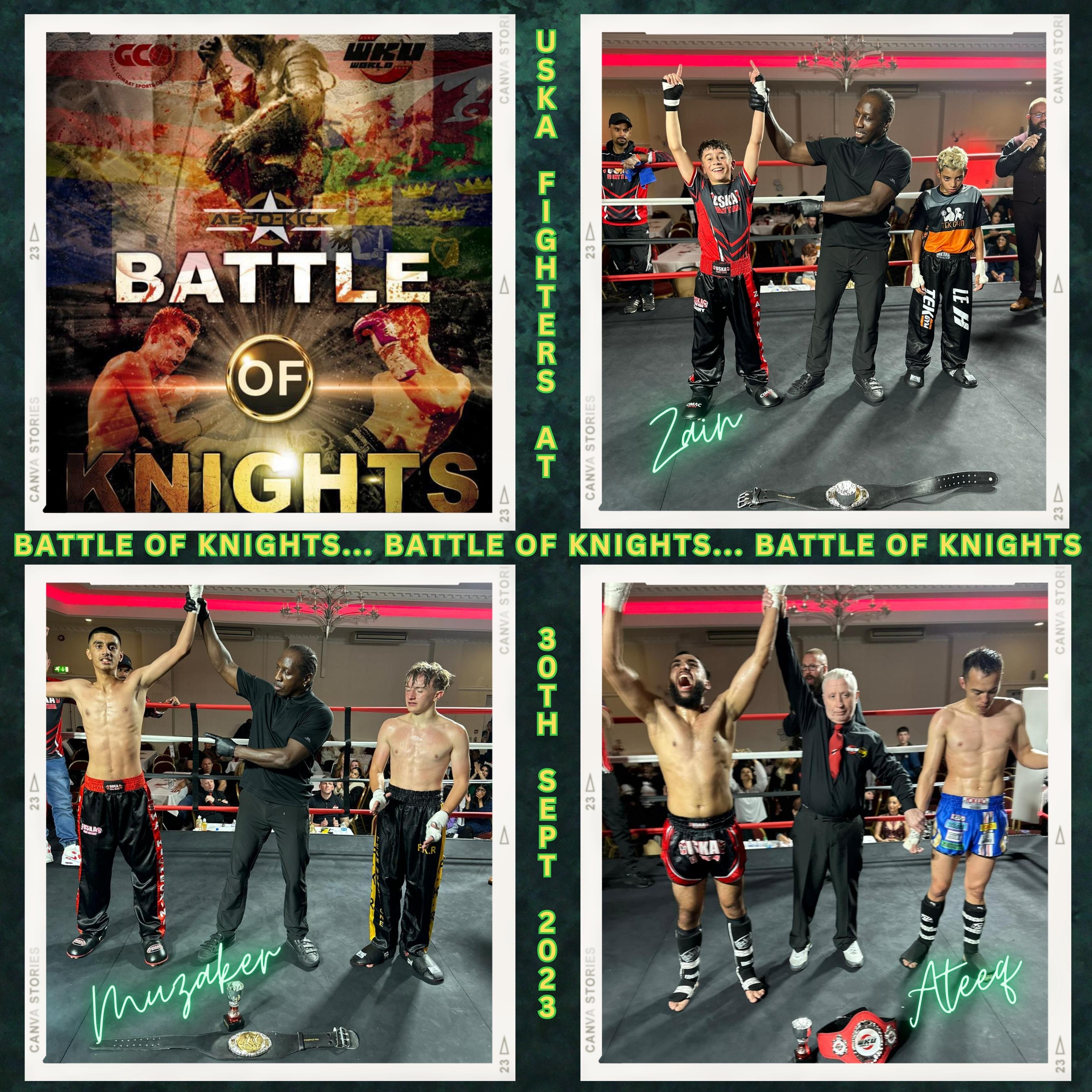 30-09-23 - 3 out of 3 for USKA Trio on Battle of Knights Fight Gala!