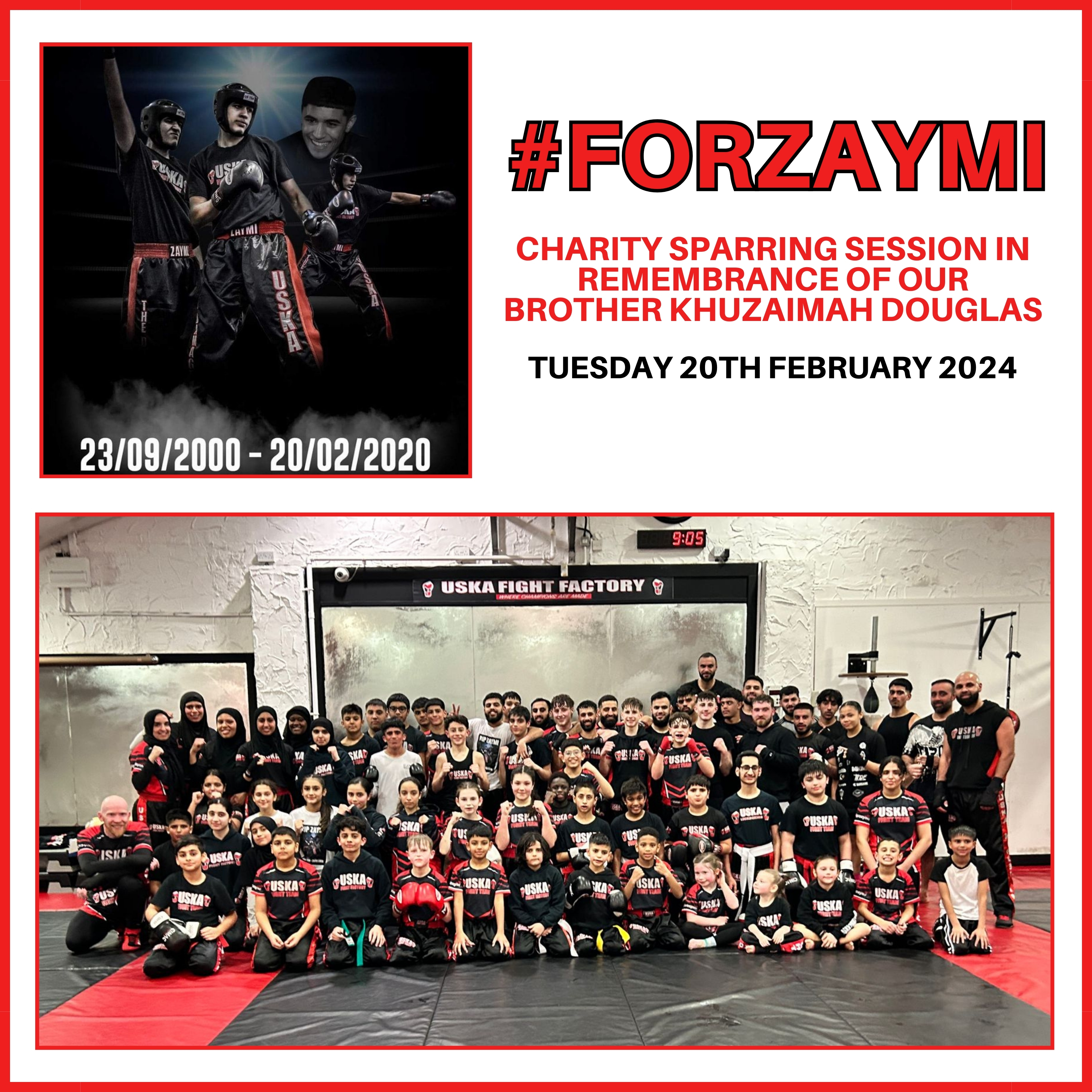20-02-24 - Charity Sparring Session in remembrance of Khuzaimah Douglas