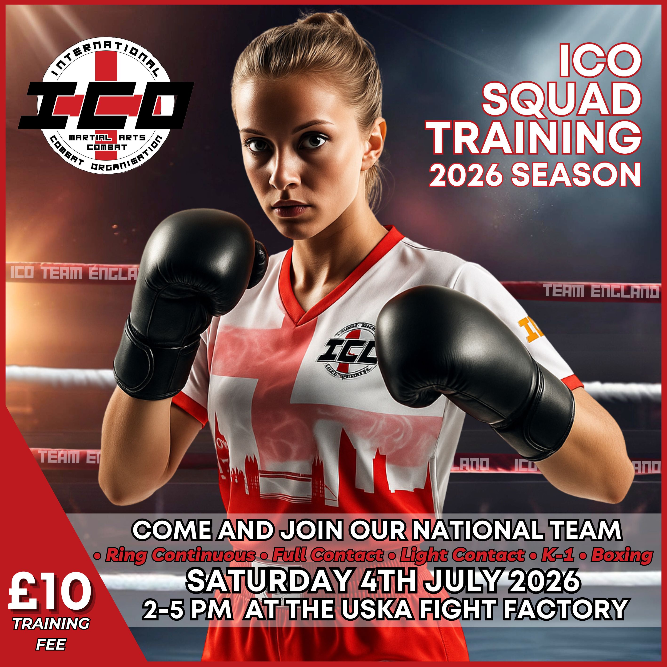 ICO Team England 2026 - 7th World Championship Squad Training