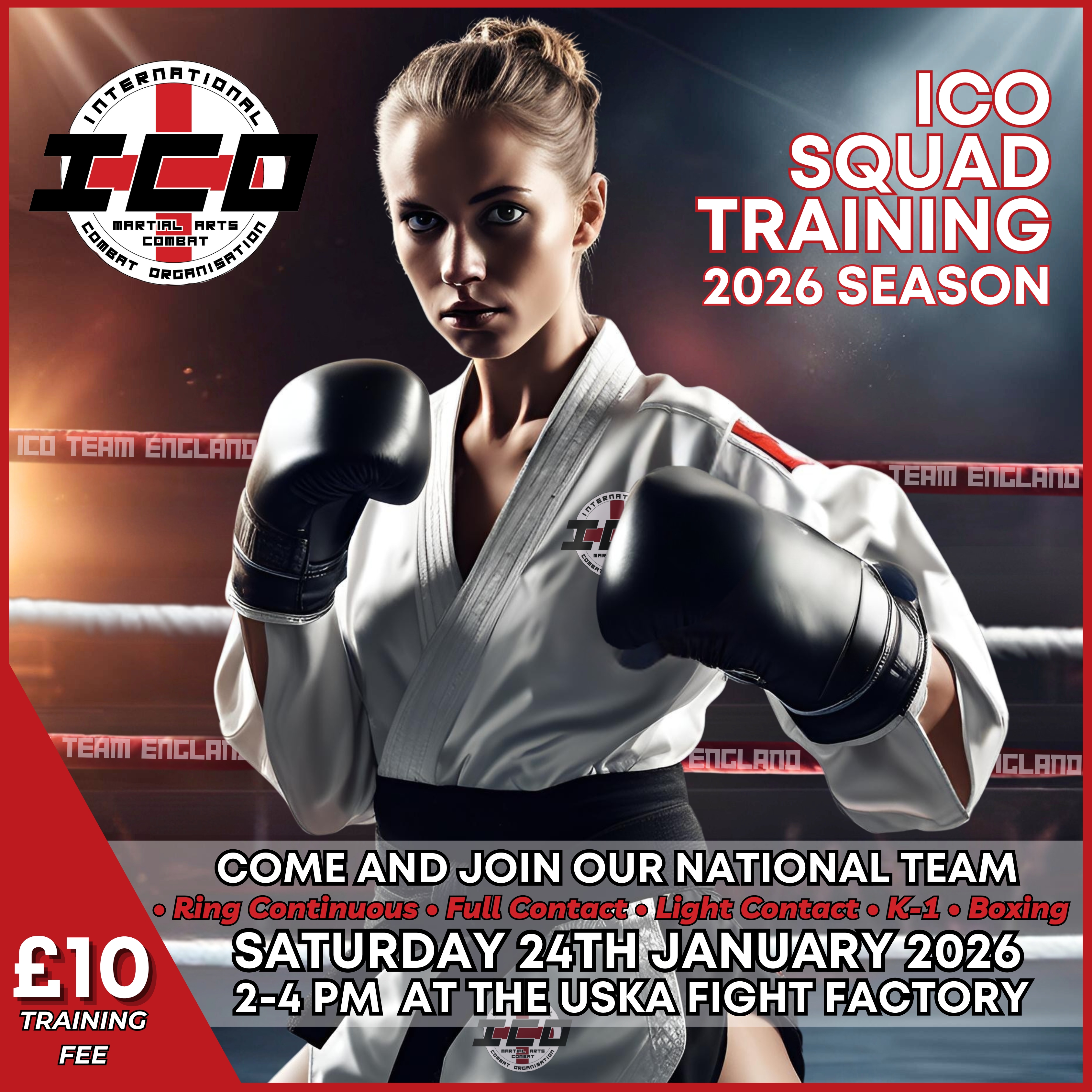 ICO Team England 2026 - 1st World Championship Squad Training