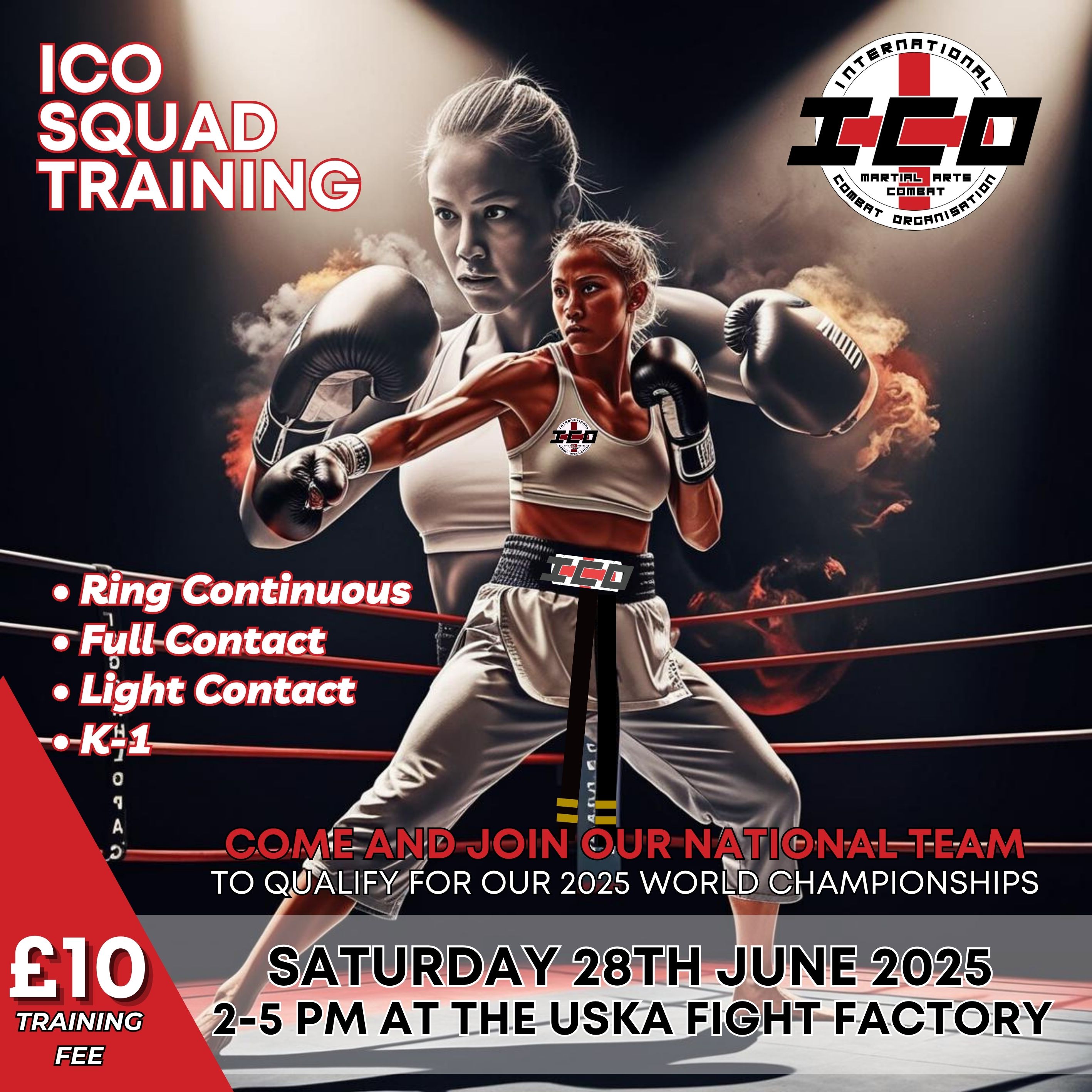ICO Team England - 6th World Championship Squad Training