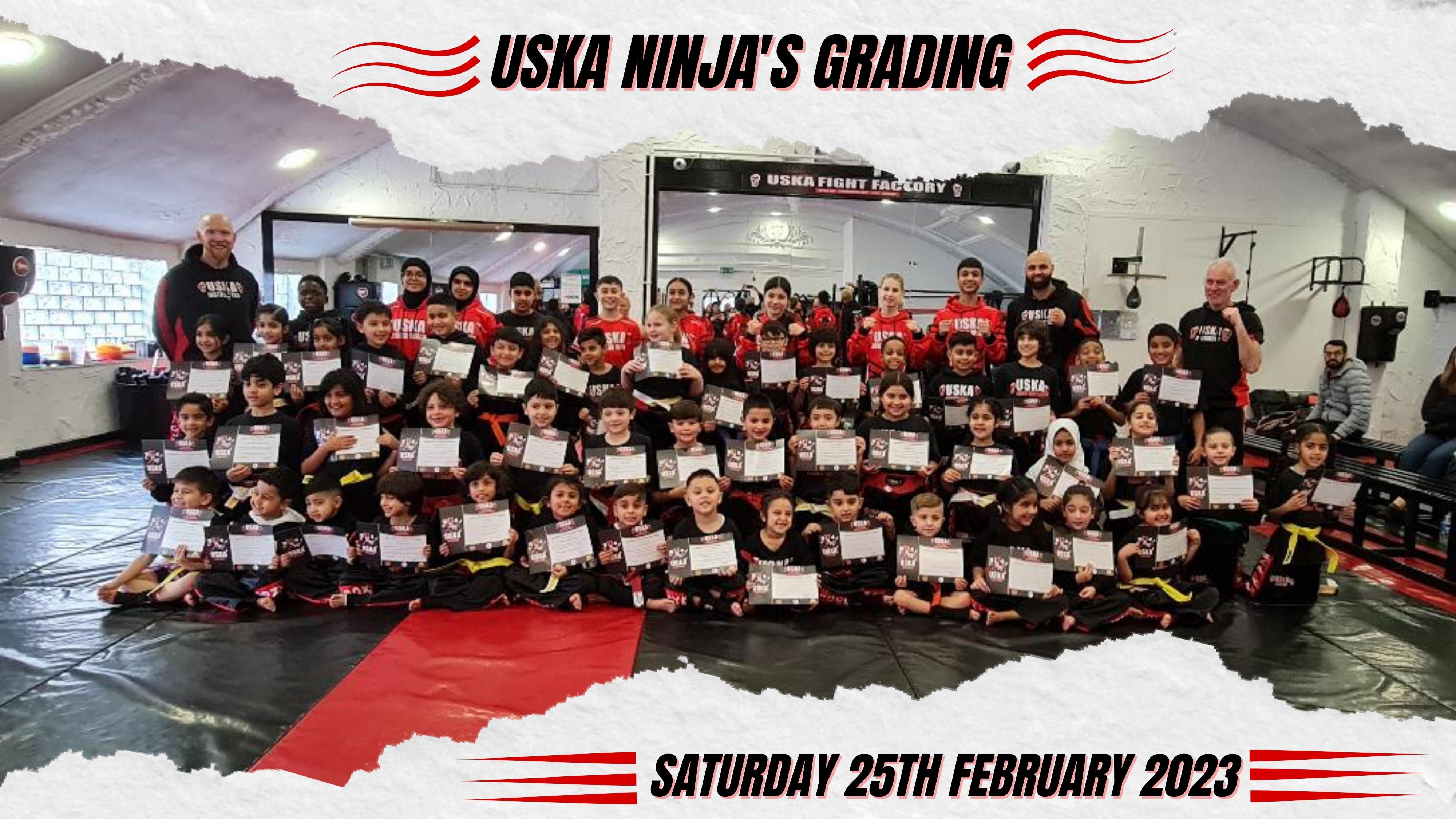 25-02-23 - USKA Ninja's are amazing on their latest Grading!