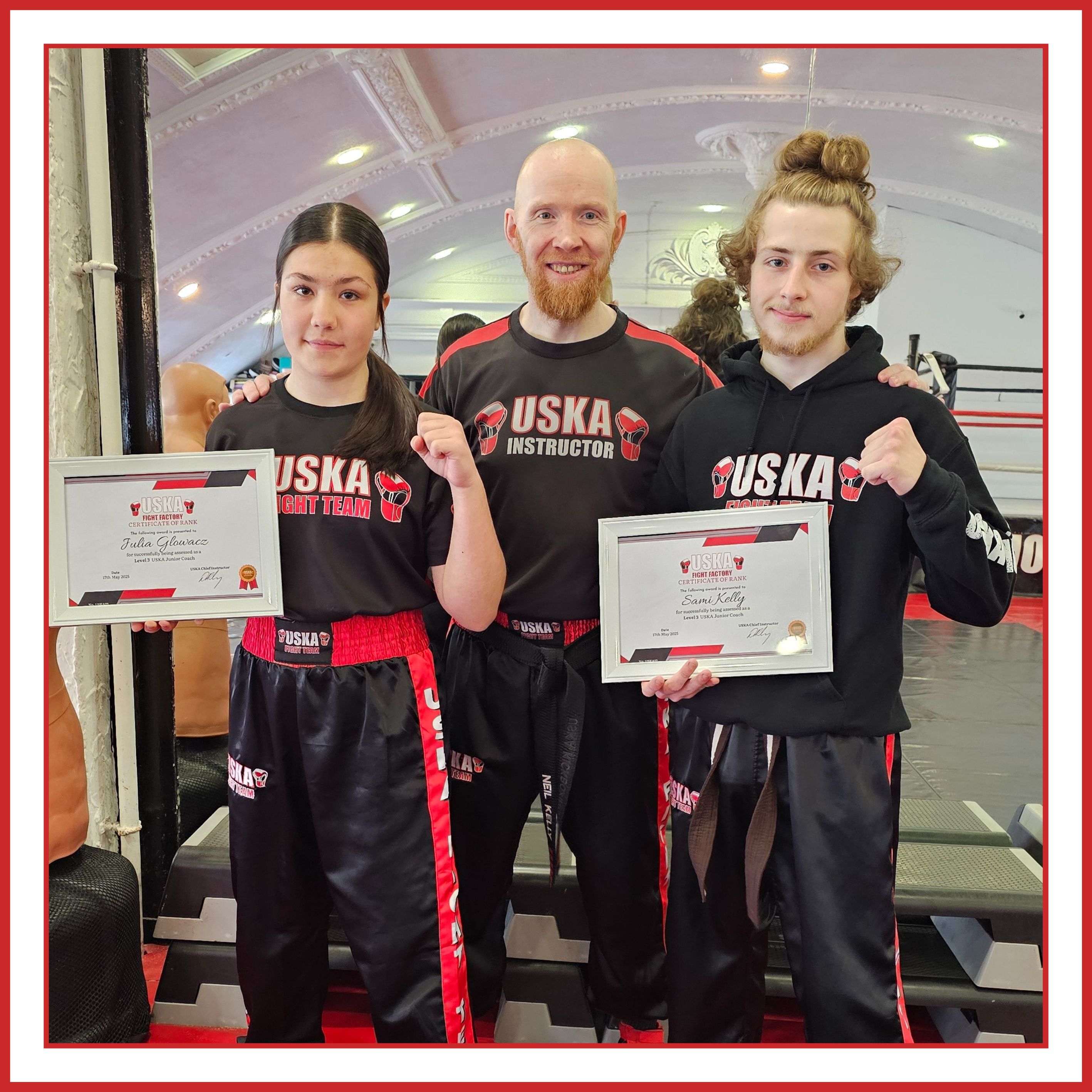 19-05-25 - Congratulations to our two new Level 3 Junior Coaches Julia and Sami!
