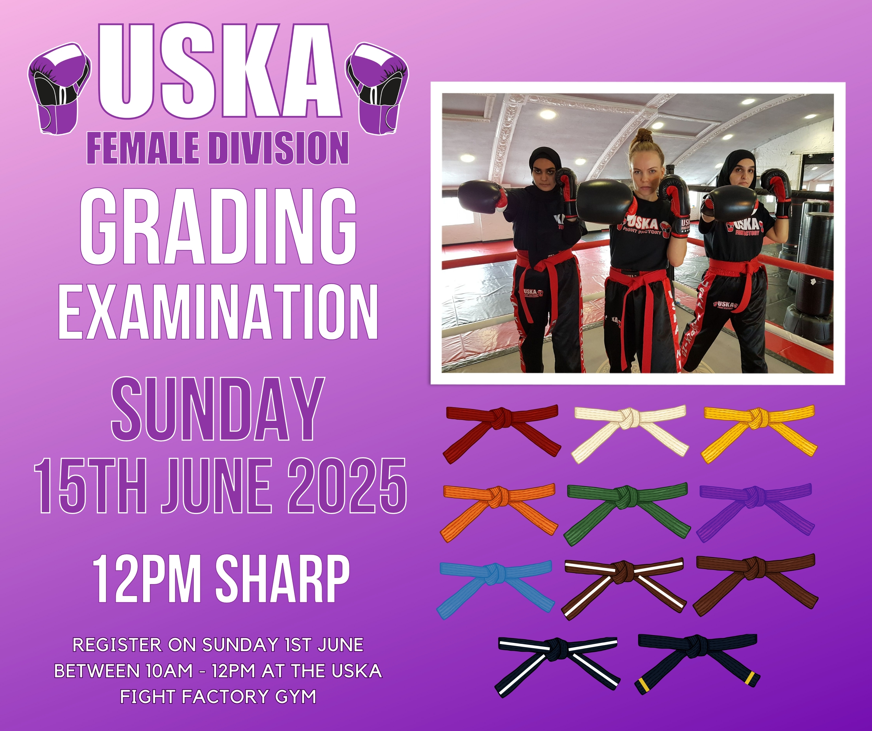 USKA Female Division June Grading