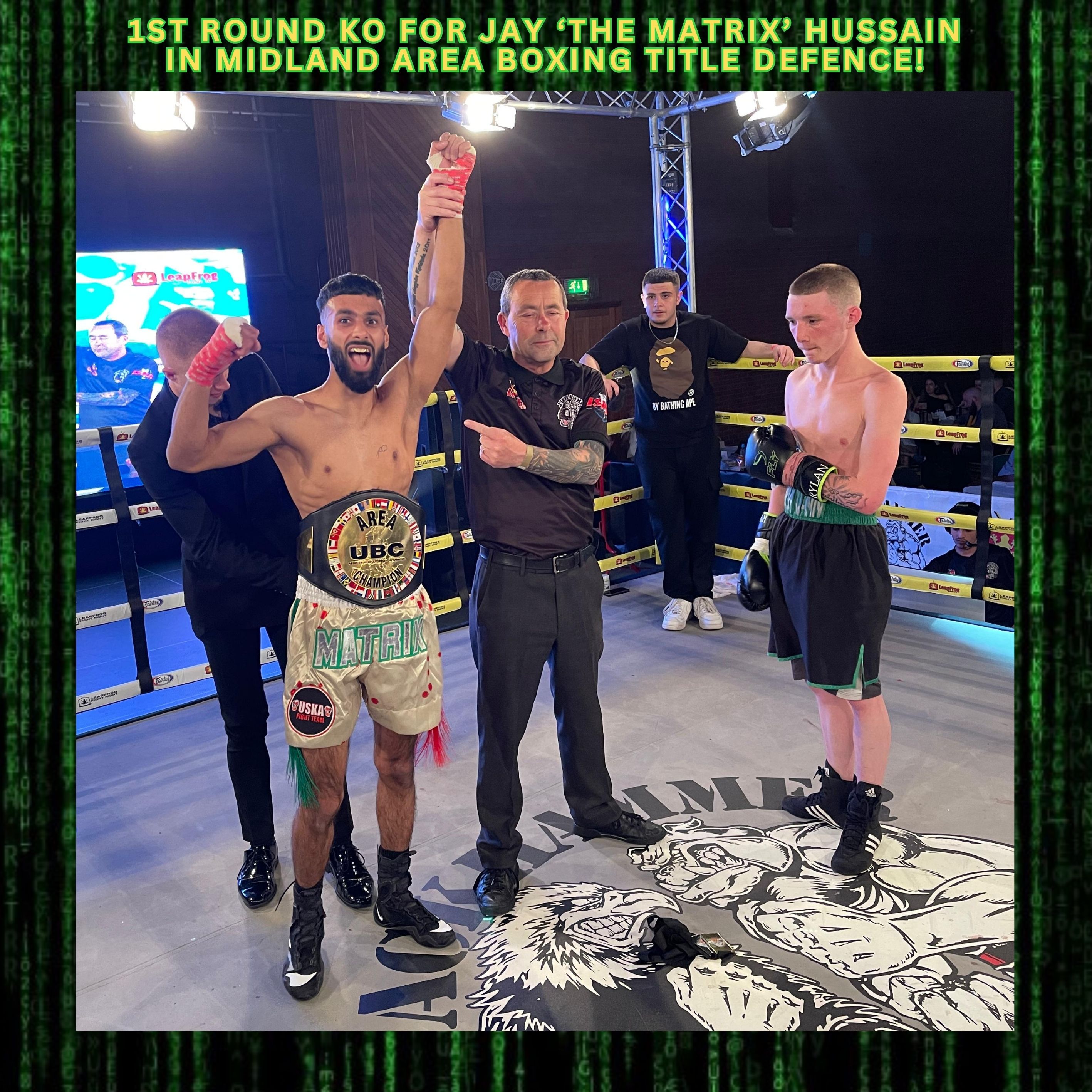 06-07-24 - 'The Matrix' defends his titles with another 1st Round KO!