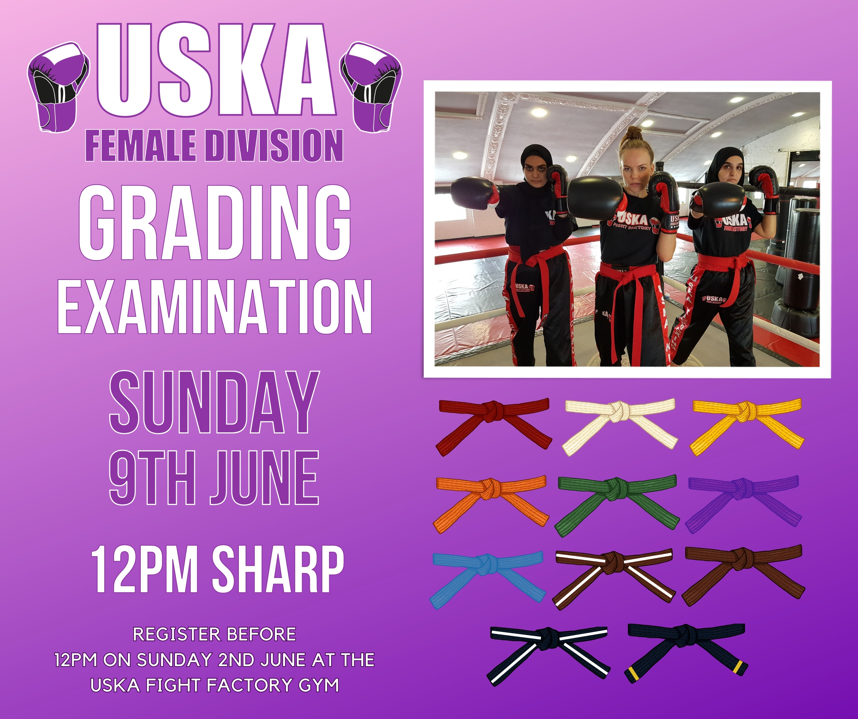 USKA Female Division June Grading