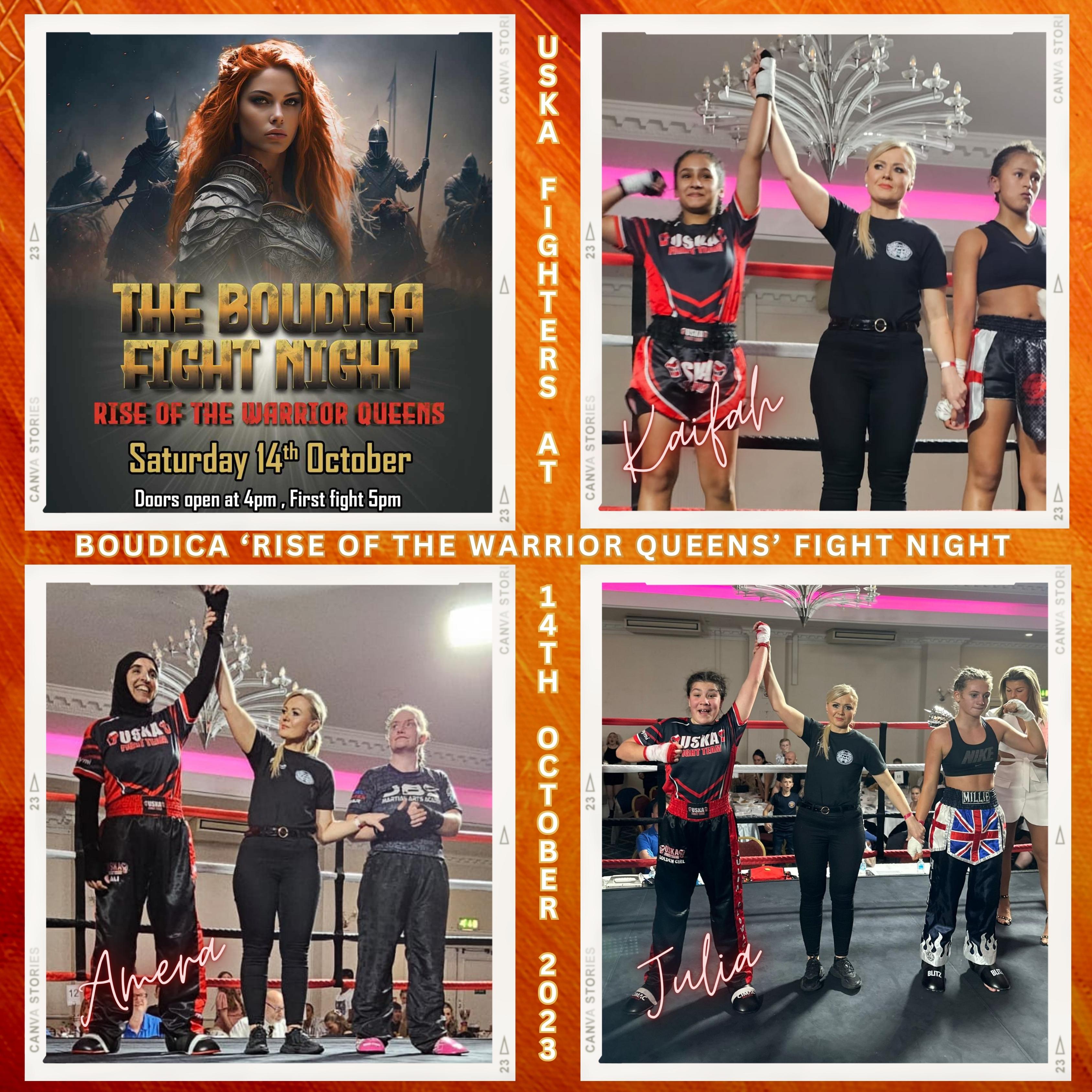 14-10-23 - Boudica 'Rise Of The Warrior Queens' Fight Night Results