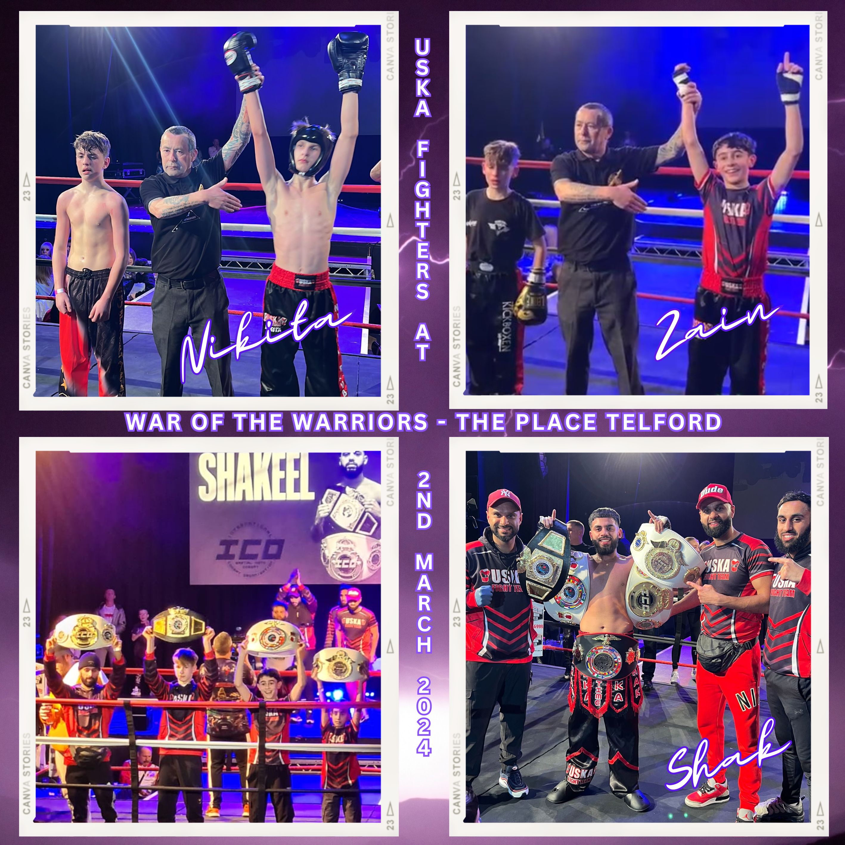 02-03-24 - Three For Three and Two new Titles for USKA at the War of the Warriors Event In Telford!