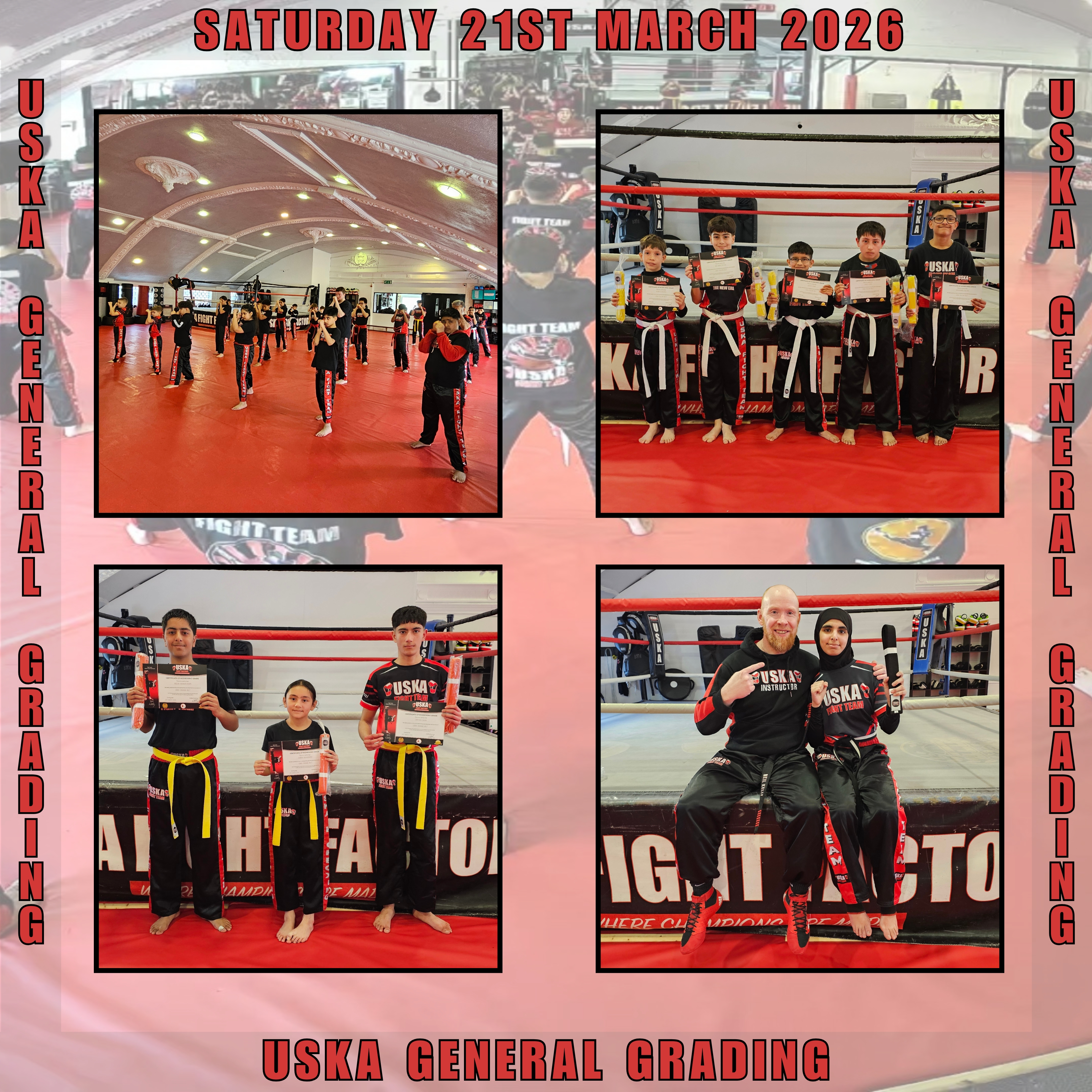 21-02-26 - 21-03-26 - 100 Percent Pass Rate & A New Black Belt Crowned at USKA General Grading!