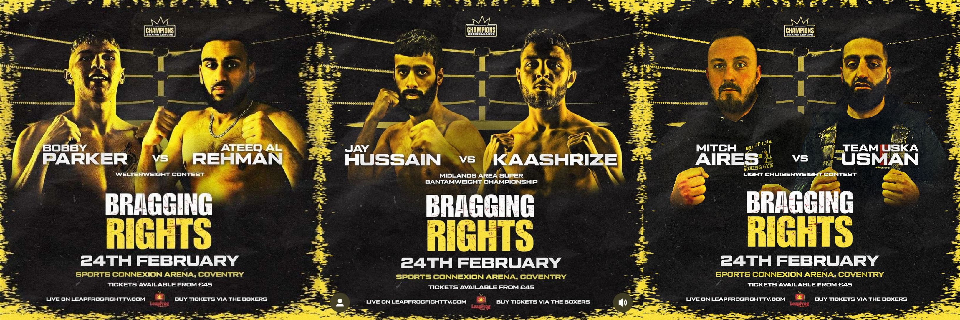 17-01-24 - Bragging Rights Opportunities for three USKA Fight Factory Fighters!