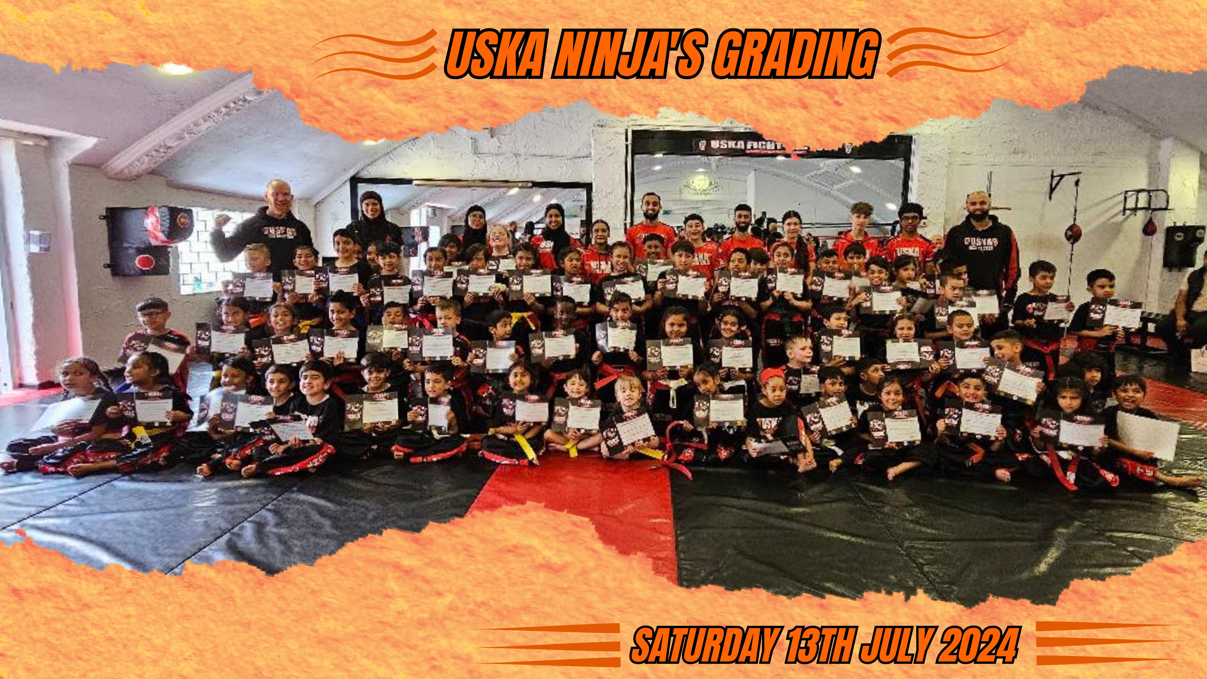 13-07-24 - Great day at USKA'S biggest ever Ninja Grading!