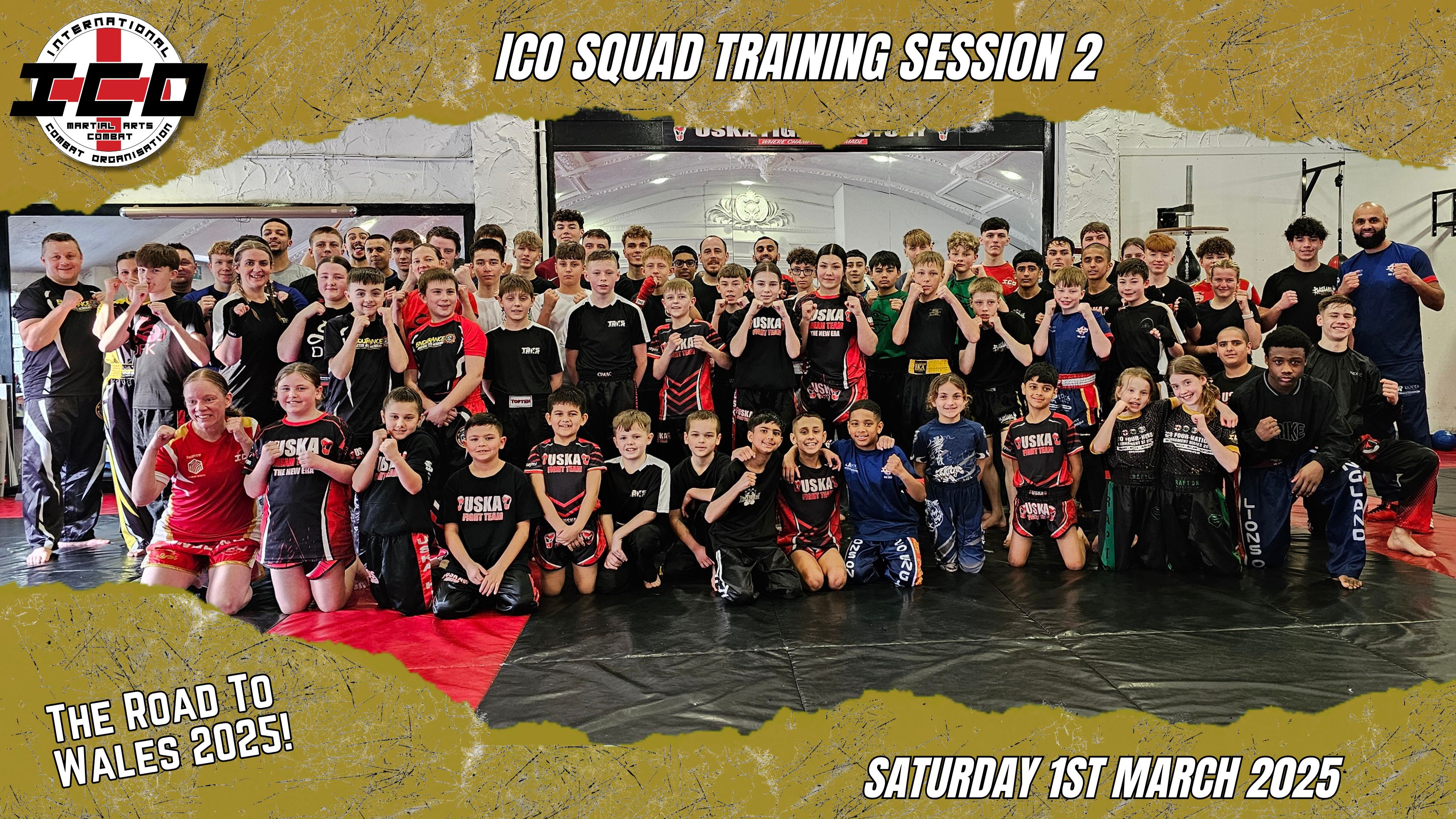 29-02-25 - 2nd ICO Team England Squad Training Session success at the USKA Fight Factory!