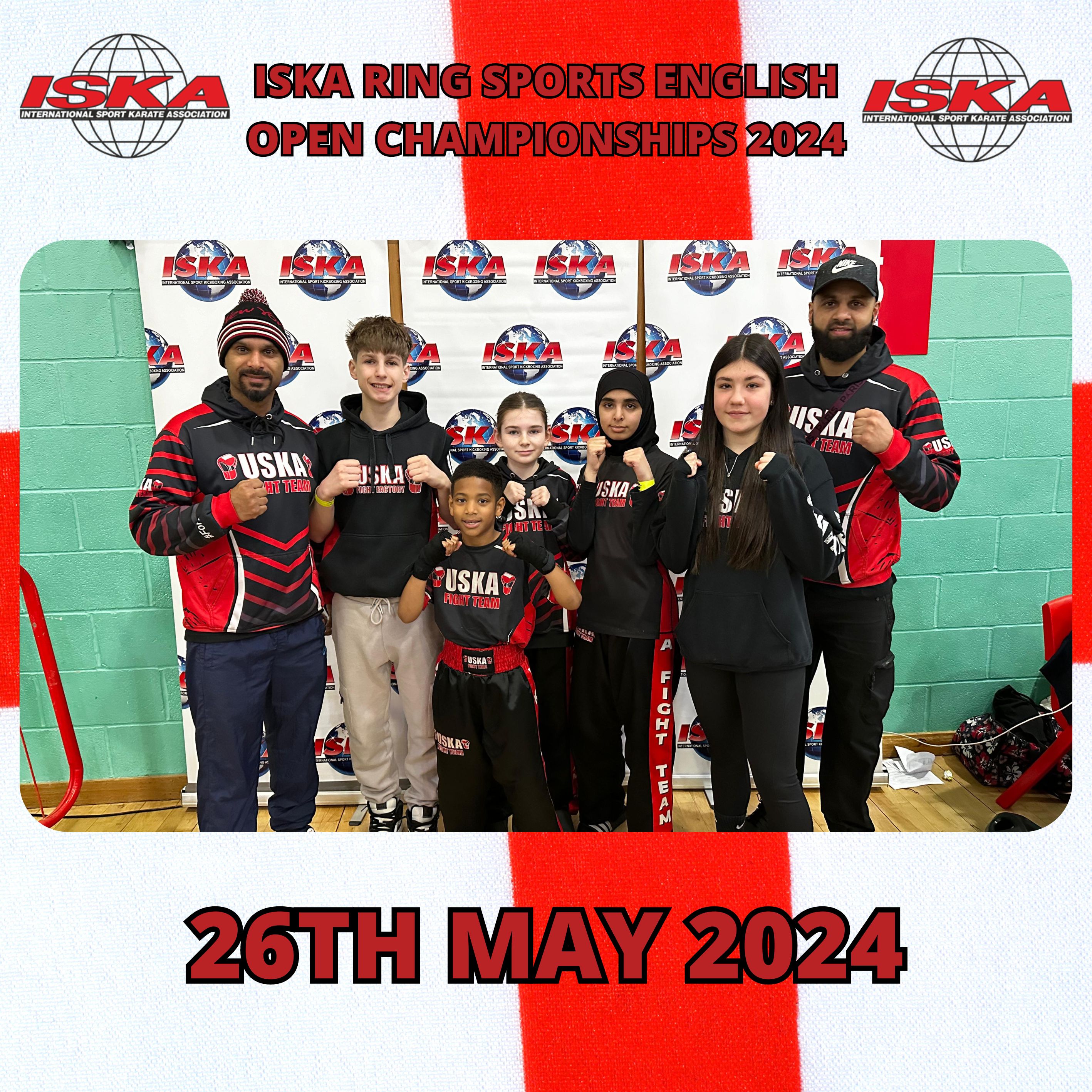 26-05-24 - 4 USKA Fighters compete at ISKA Ring Sports English Open Championships!