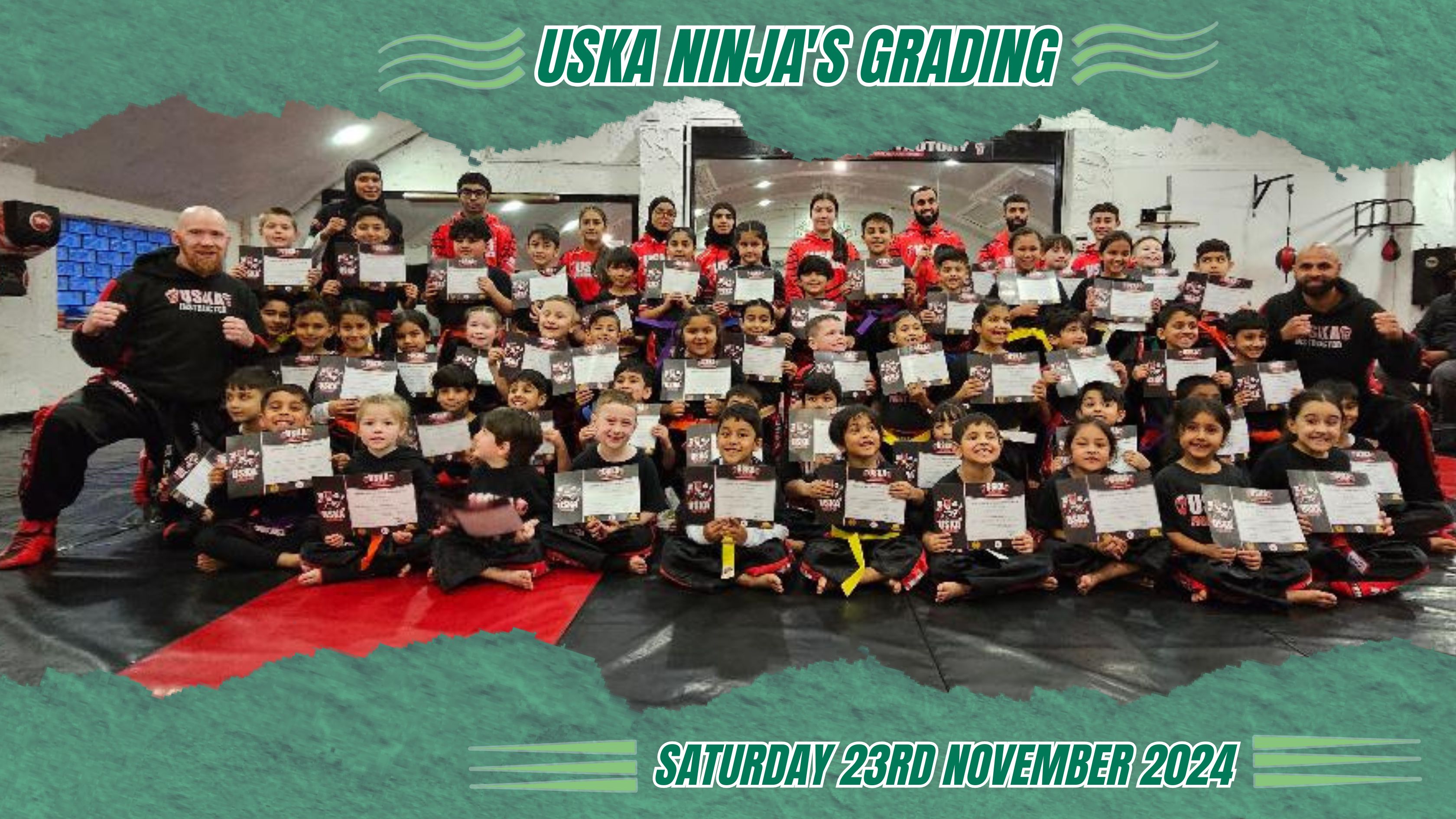 23-11-24 - USKA Ninja's shine on their latest Grading Examination!