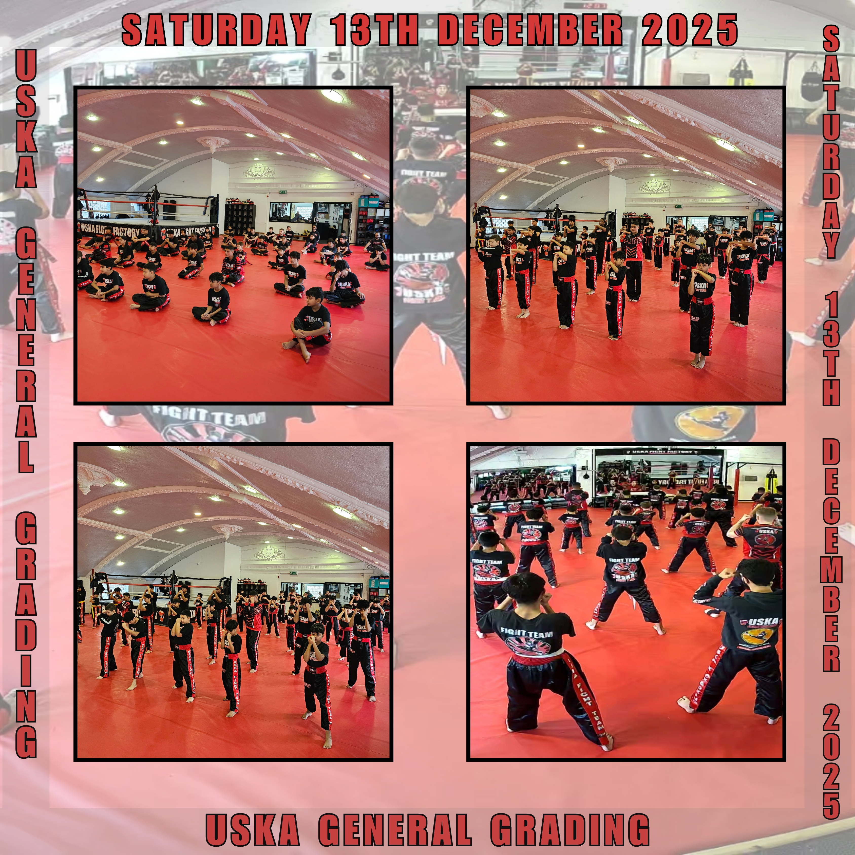 13-12-25 - USKA December General Grading Complete At The USKA Fight Factory!