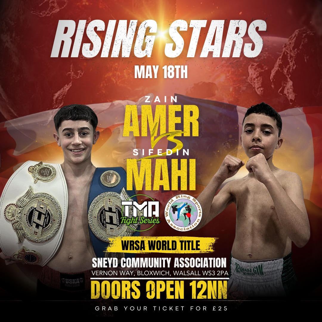 TMA Rising Stars Fight night (Junior Fight Night) - Walsall