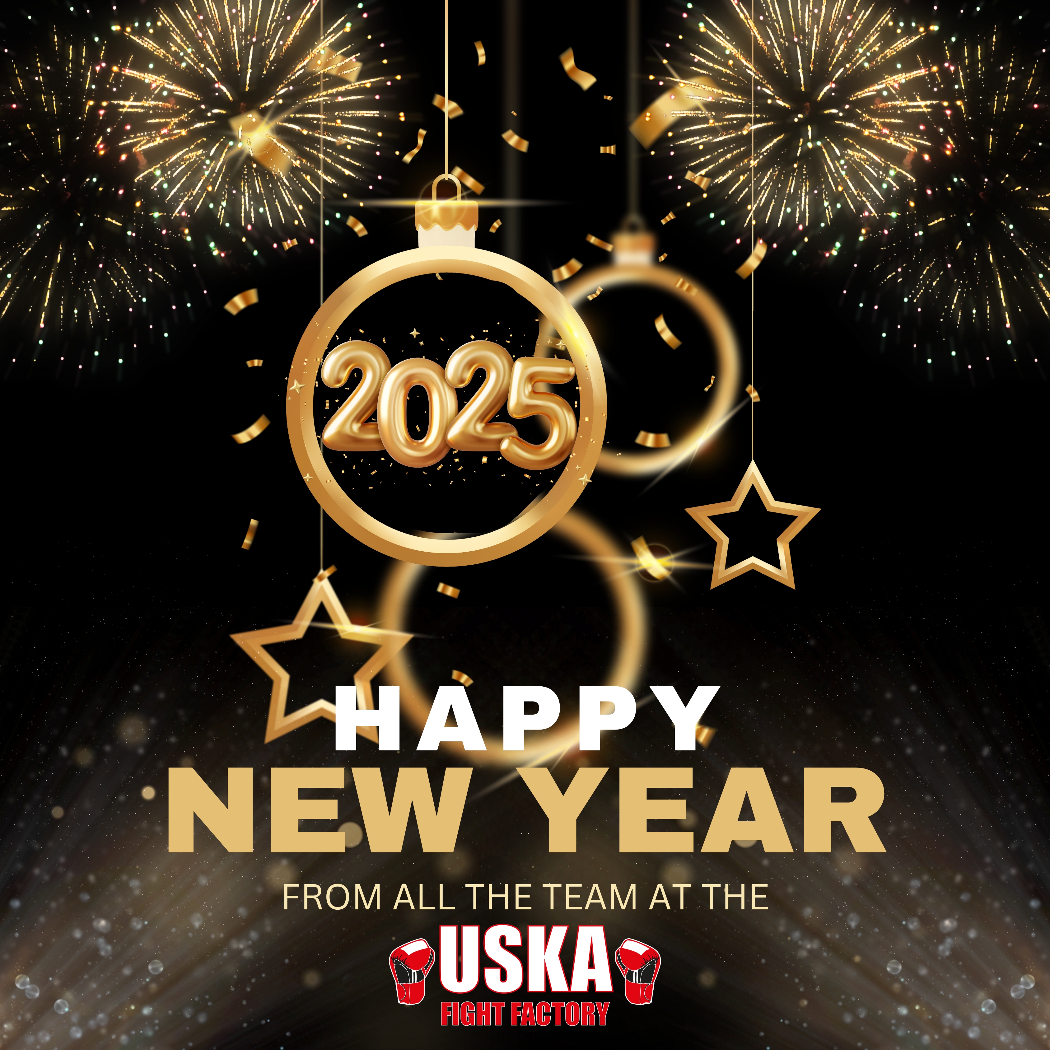 23-12-24 - USKA Fight Factory has closed for classes for it's annual Holiday from 23/12/24 until 06/01/25