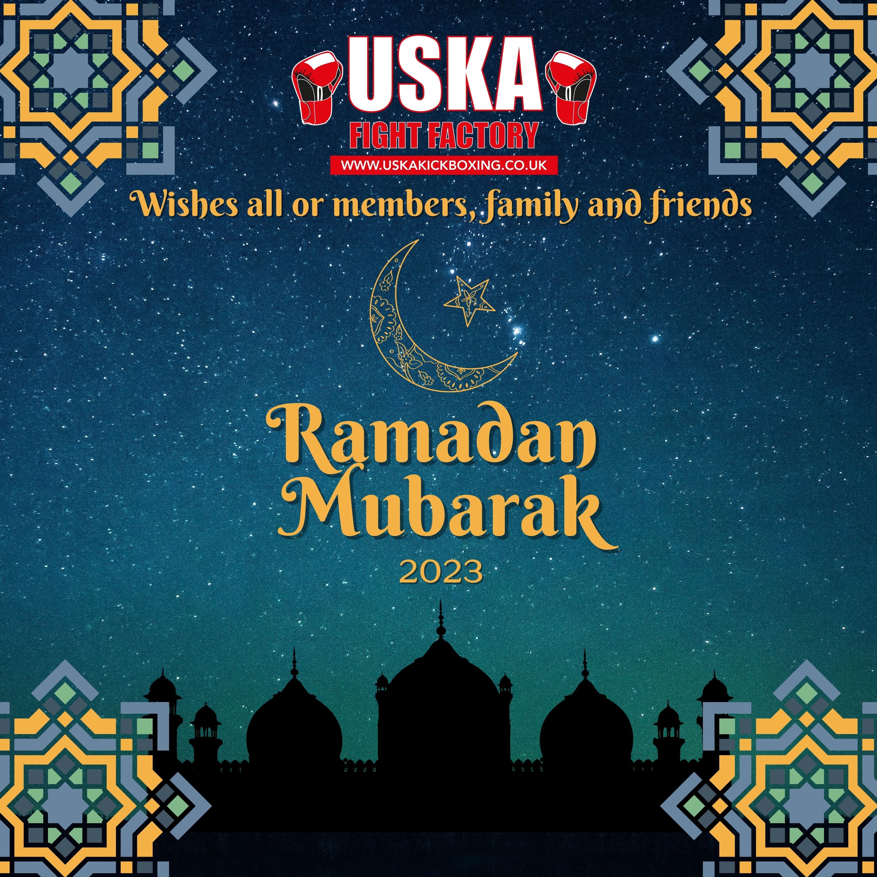 22-03-23 - Ramadan Mubarak to all our members, family, student and friends