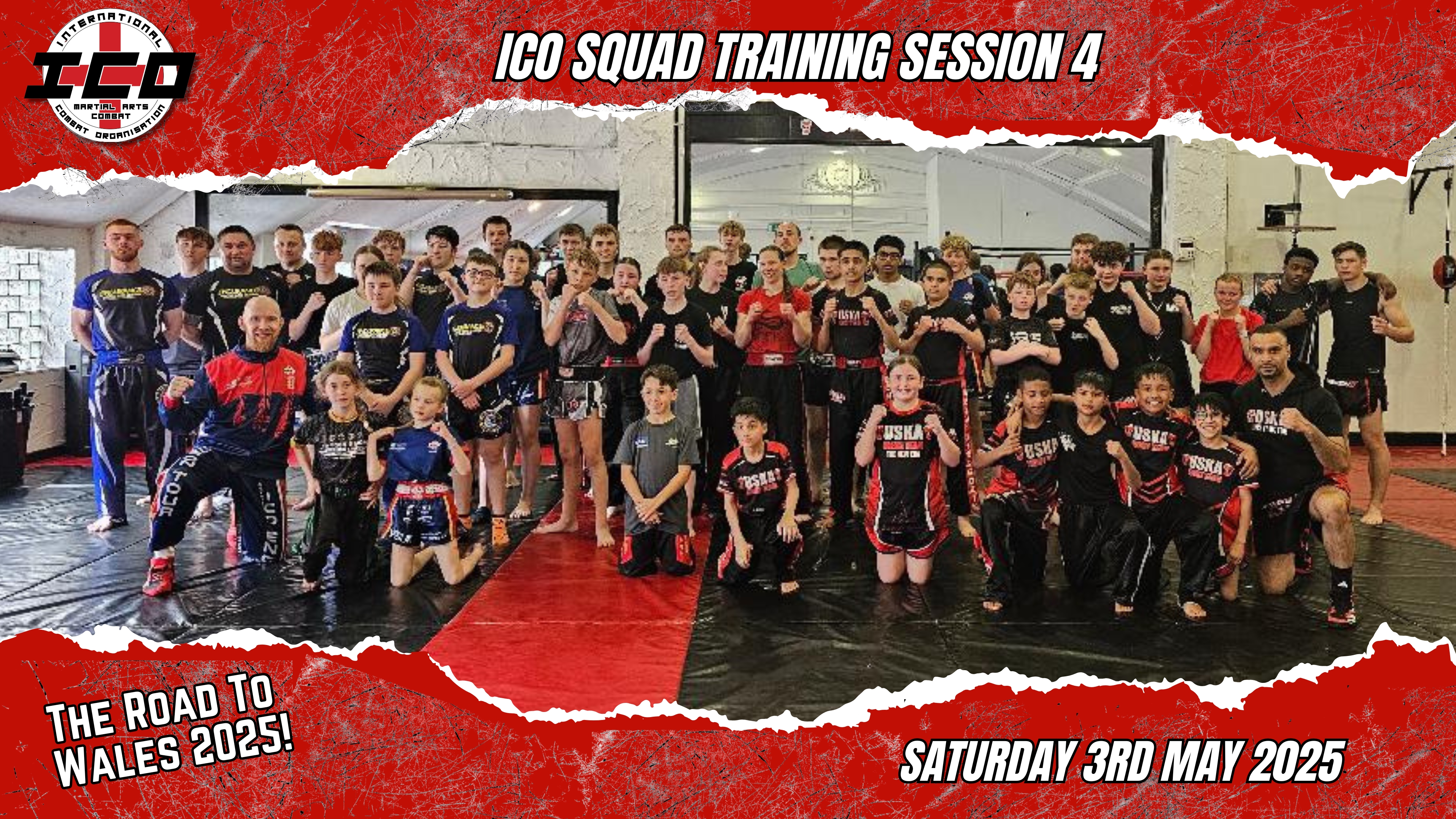03-05-25 - Another great ICO Team England Squad Training session at the USKA Fight Factory!
