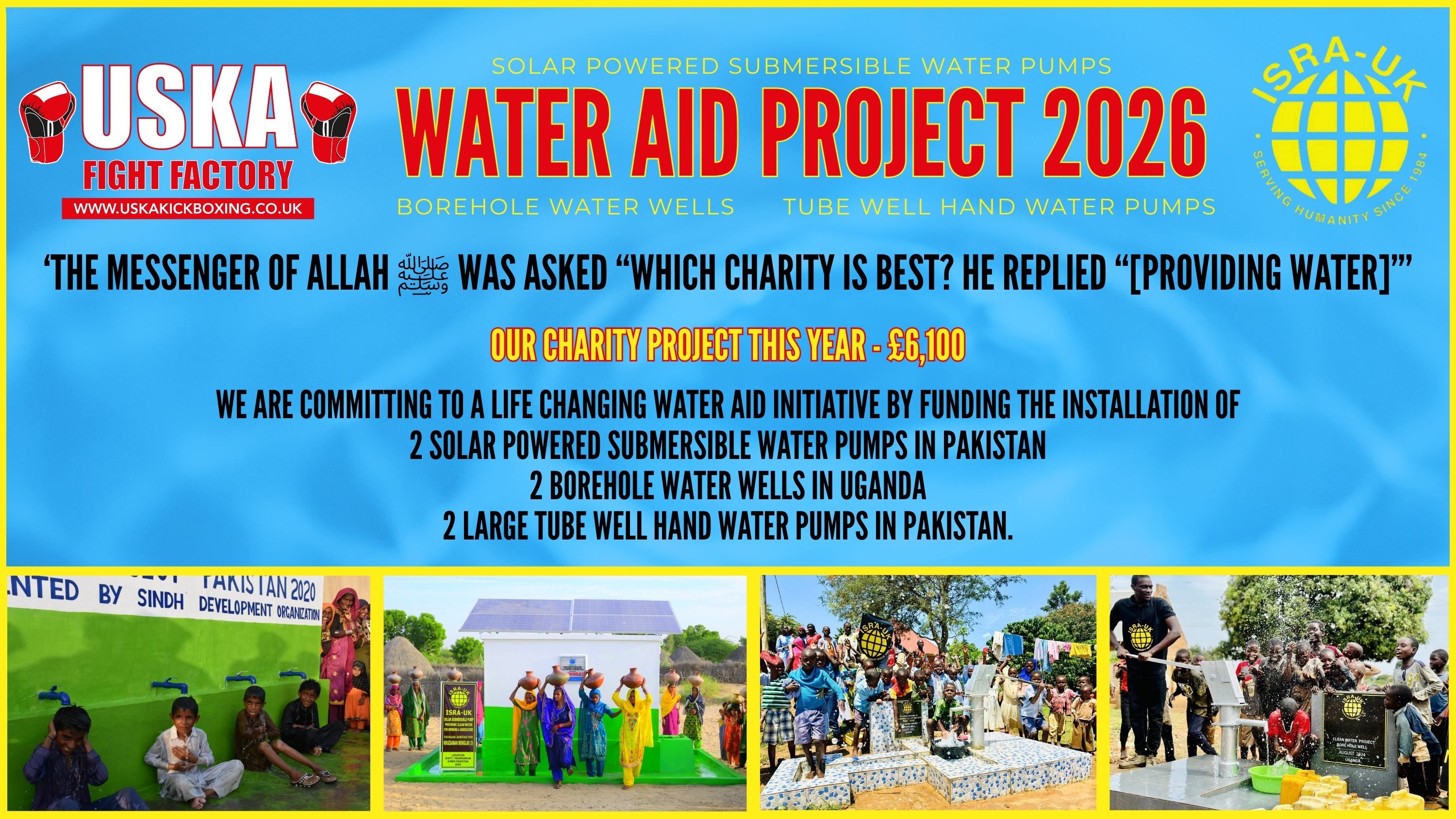 01-05-26 - USKA Charity Project 2026 - Water Aid Initiative!