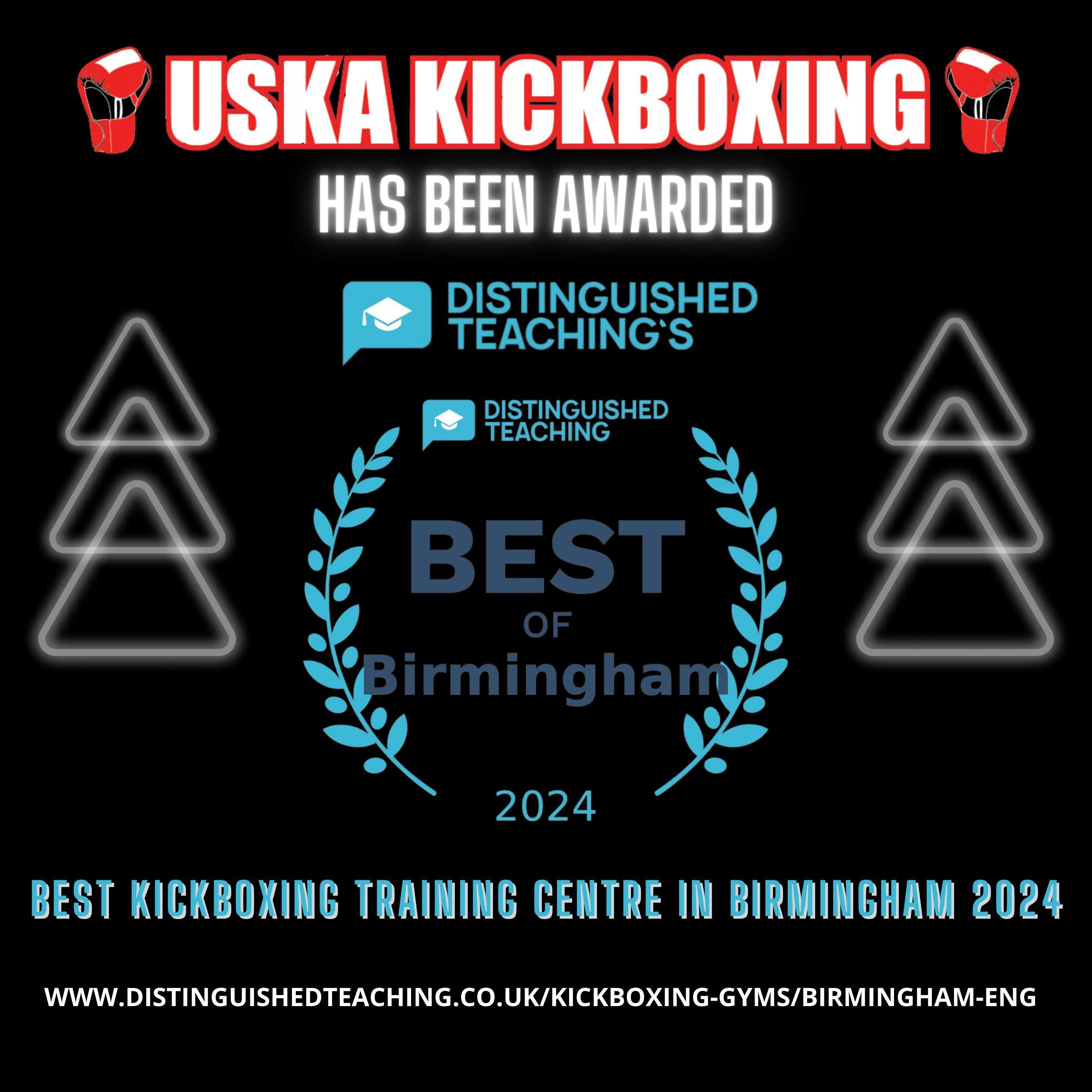 07-03-24 - USKA named Best Kickboxing Training Centre in Birmingham for 2024!