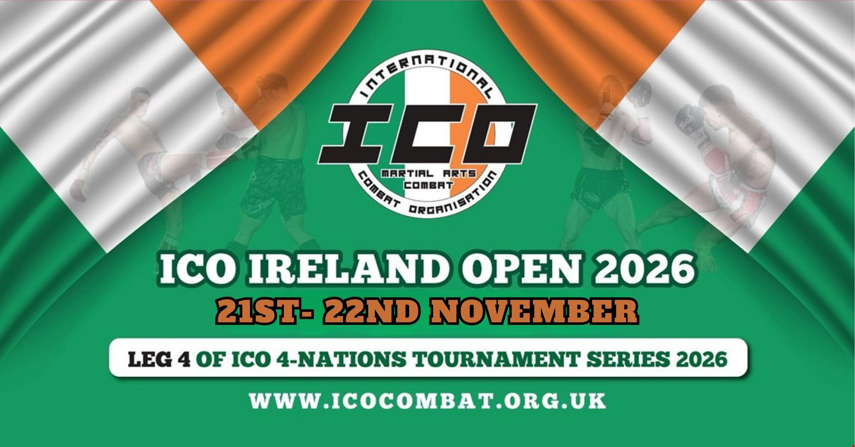 ICO Ireland Open Championship - 21st -22nd November 2026 (Two Day Event)