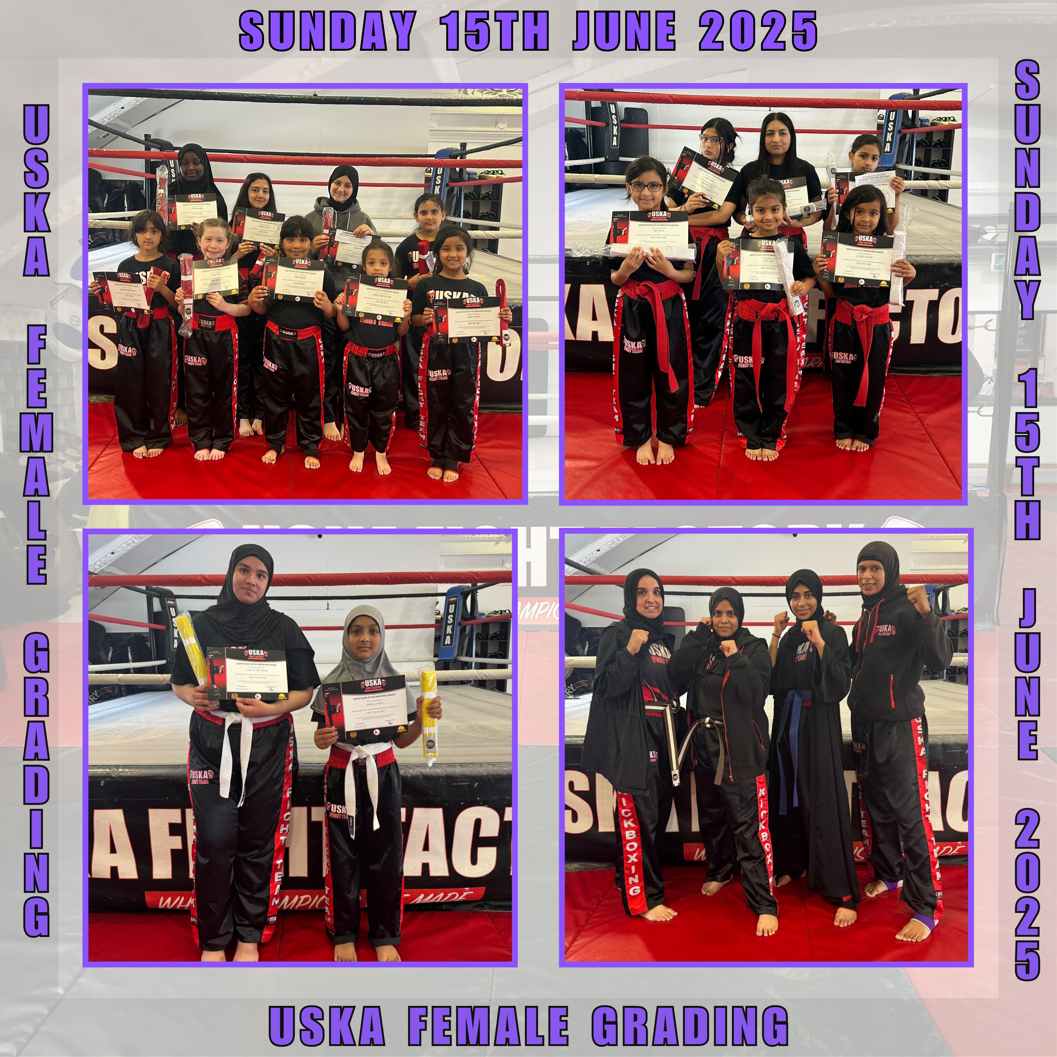 15-06-25 - USKA Fight Factory Female Division Grading – All Passes!