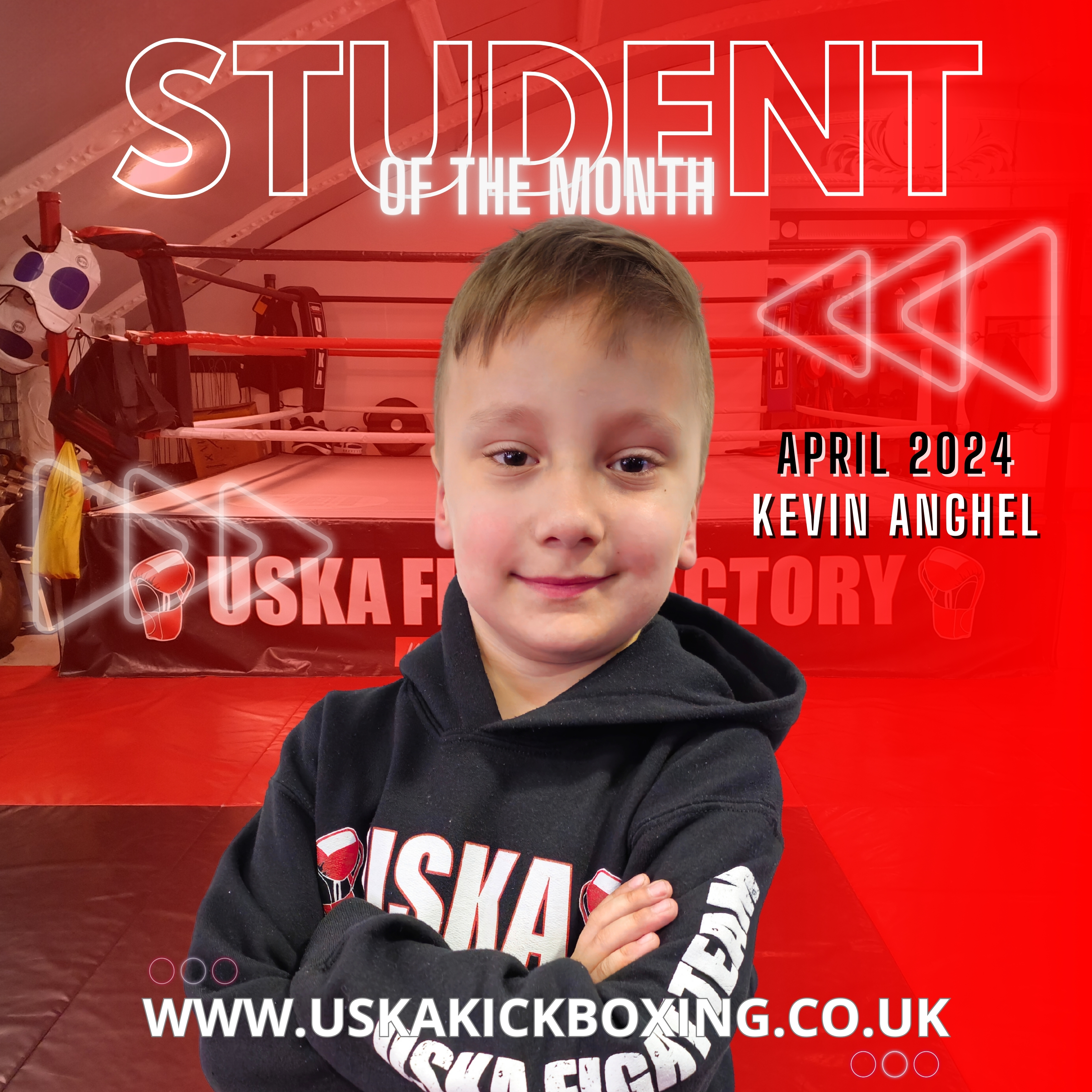 29-04-24 - USKA Ninja Student of the Month April 2024 - Kevin Anghel