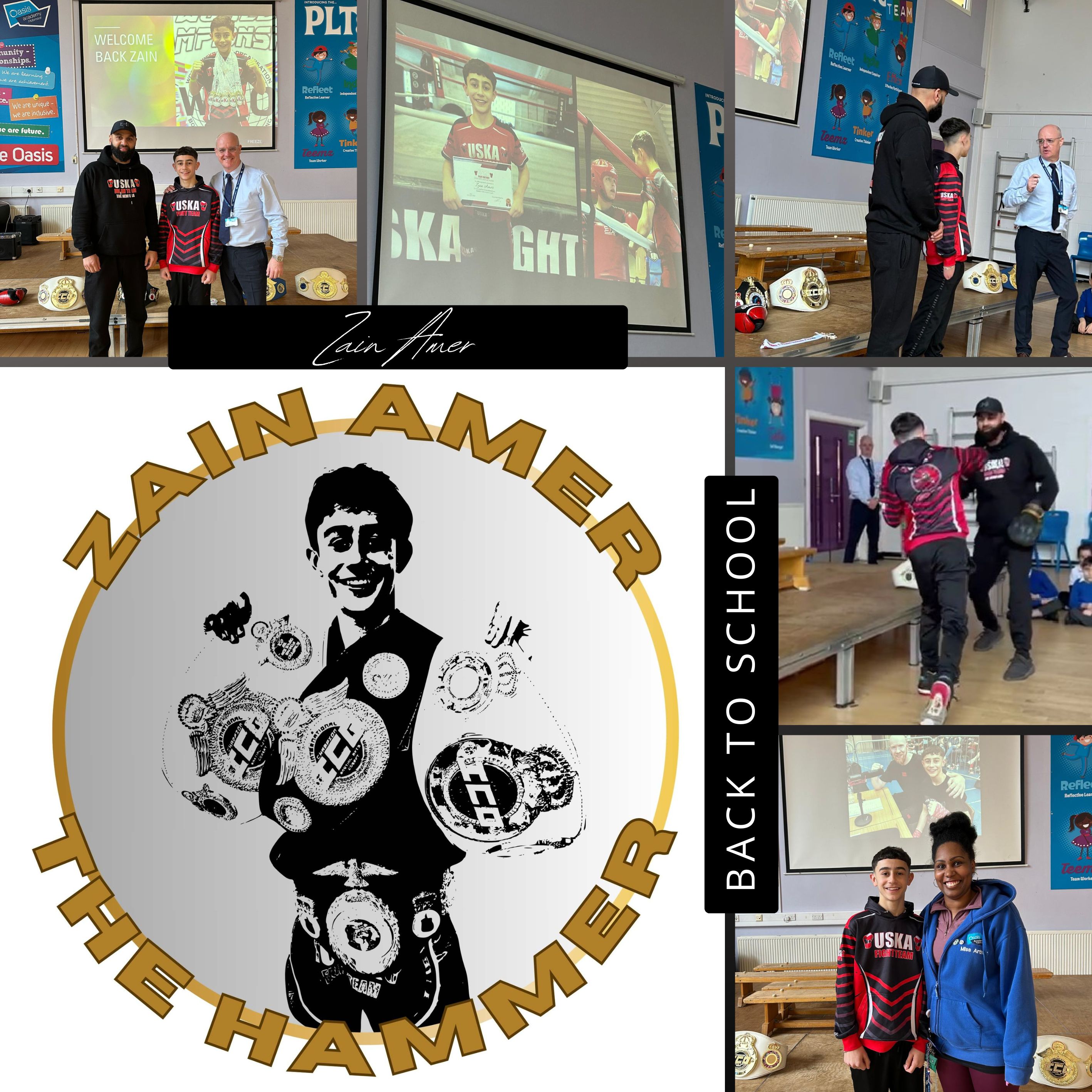 24-02-25 - 'The Hammer' Goes Back to school to deliver Inspiration pupils!