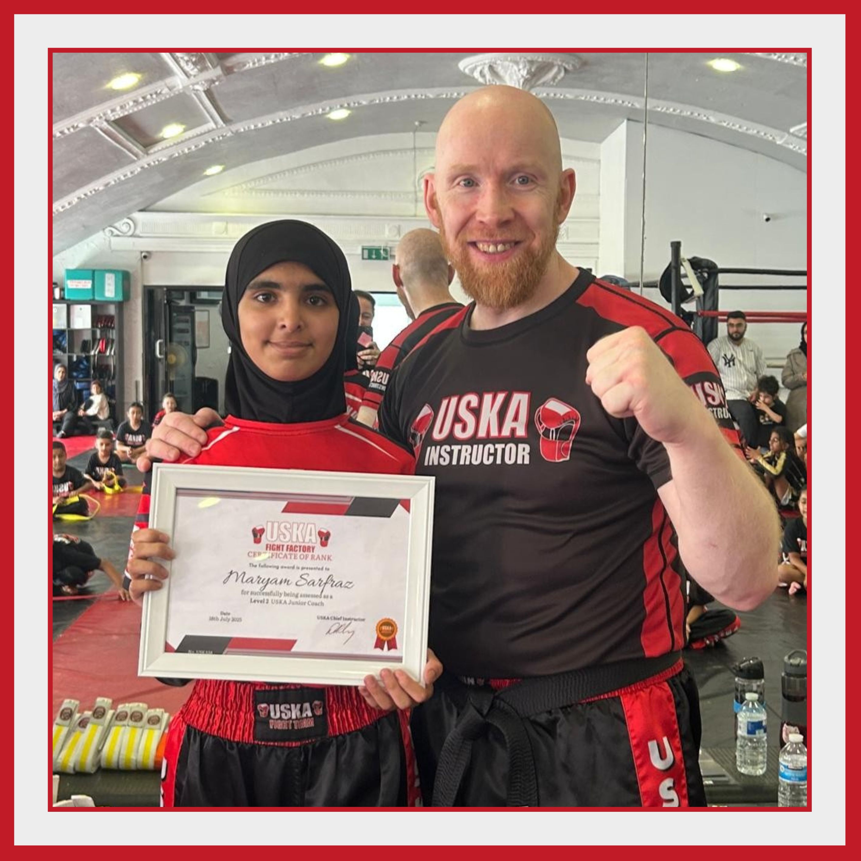 20-07-25 - Congratulations to our new USKA Level 2 Junior Coach Maryam Sarfraz!