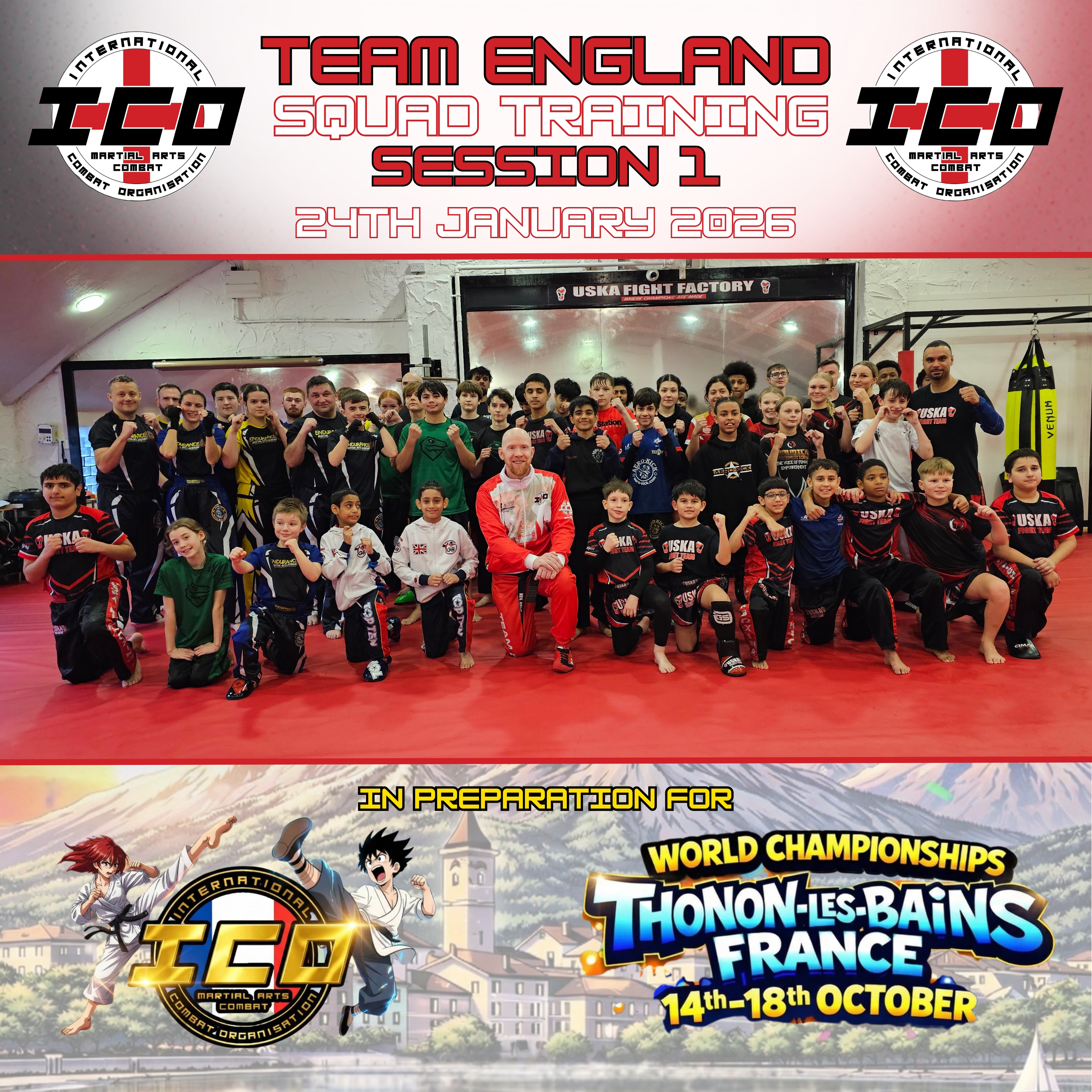 24-01-26 - ICO Squad Training starts us off on the road to the ICO World Championships in France!