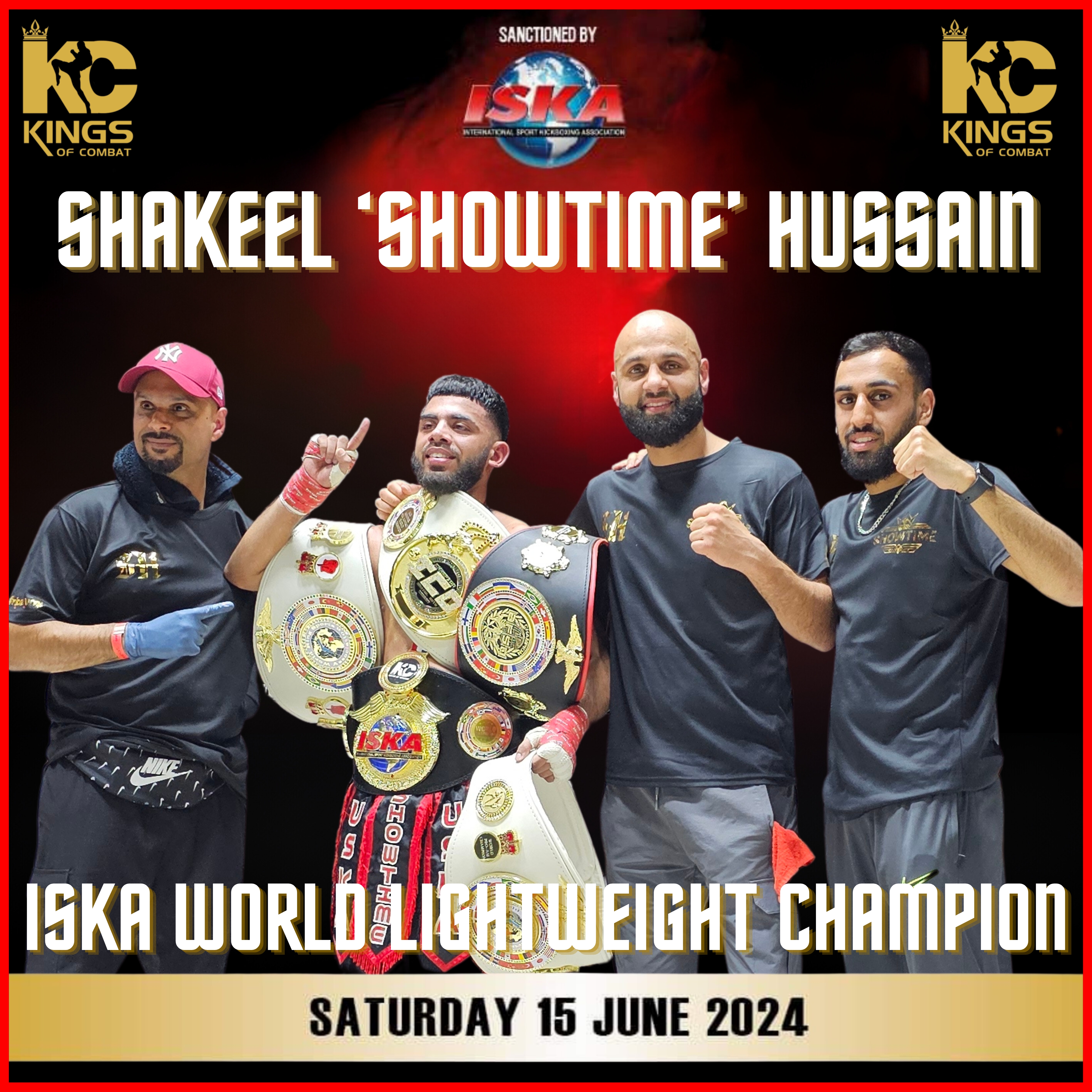 16-06-24 - Shakeel 'Showtime' Hussain becomes a four time World Champion!