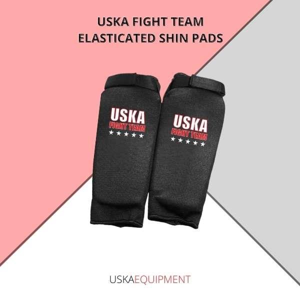 USKA Fight Team Elasticated Shin Pad
