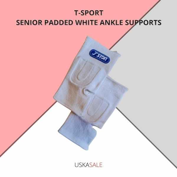 T-Sport Cushioned Elasticated Ankle Supports
