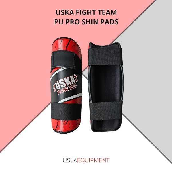 USKA Fight Team PU Pro Shin Pad