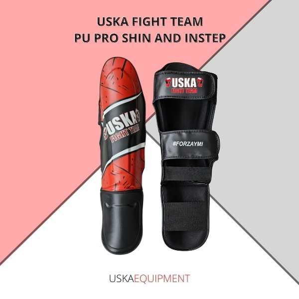 USKA Fight Team Pro PU Shin And Instep